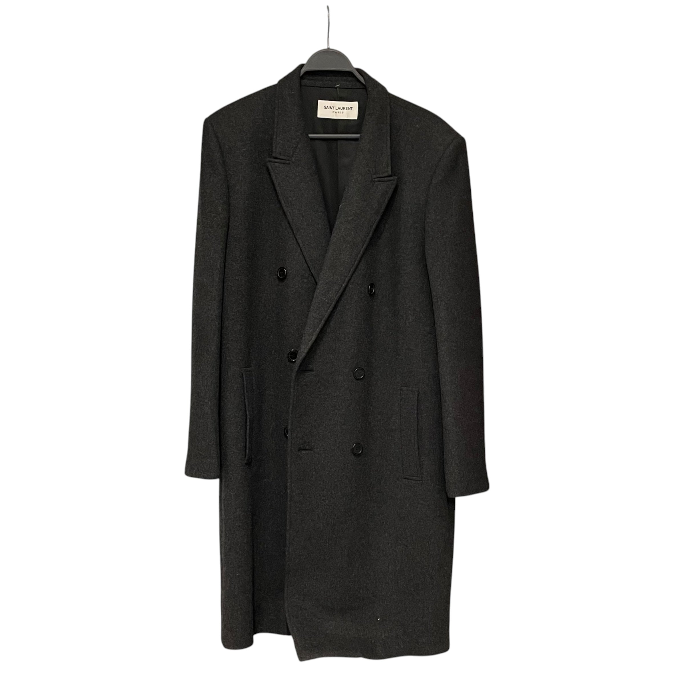 SAINT LAURENT/Trench Coat/54/Wool/GRY/UP53 2017 00303 view 1