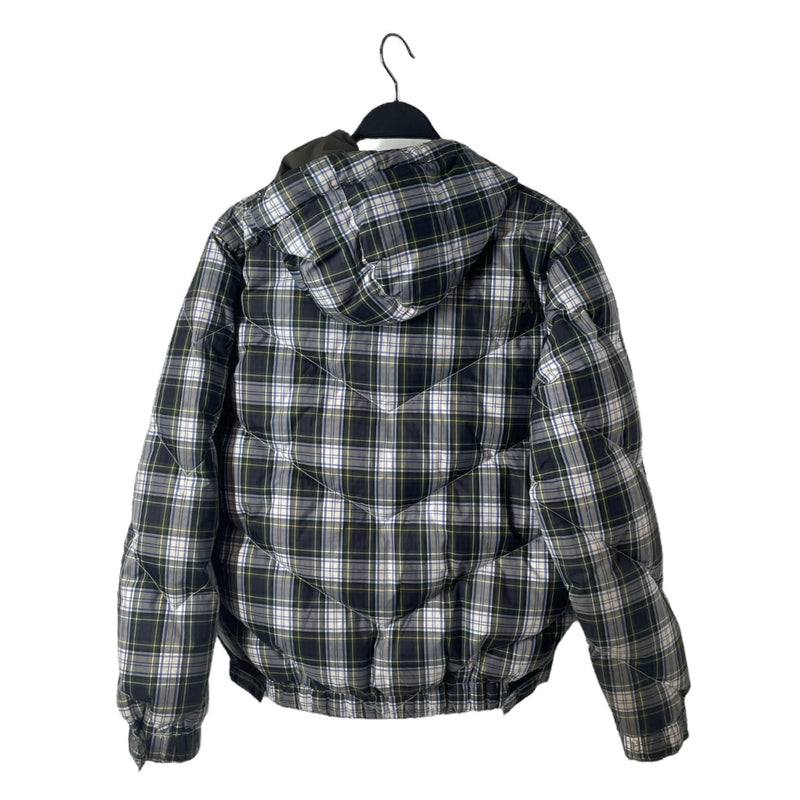 STUSSY/Puffer Jkt/S/Nylon/SLV/Border/rn94974