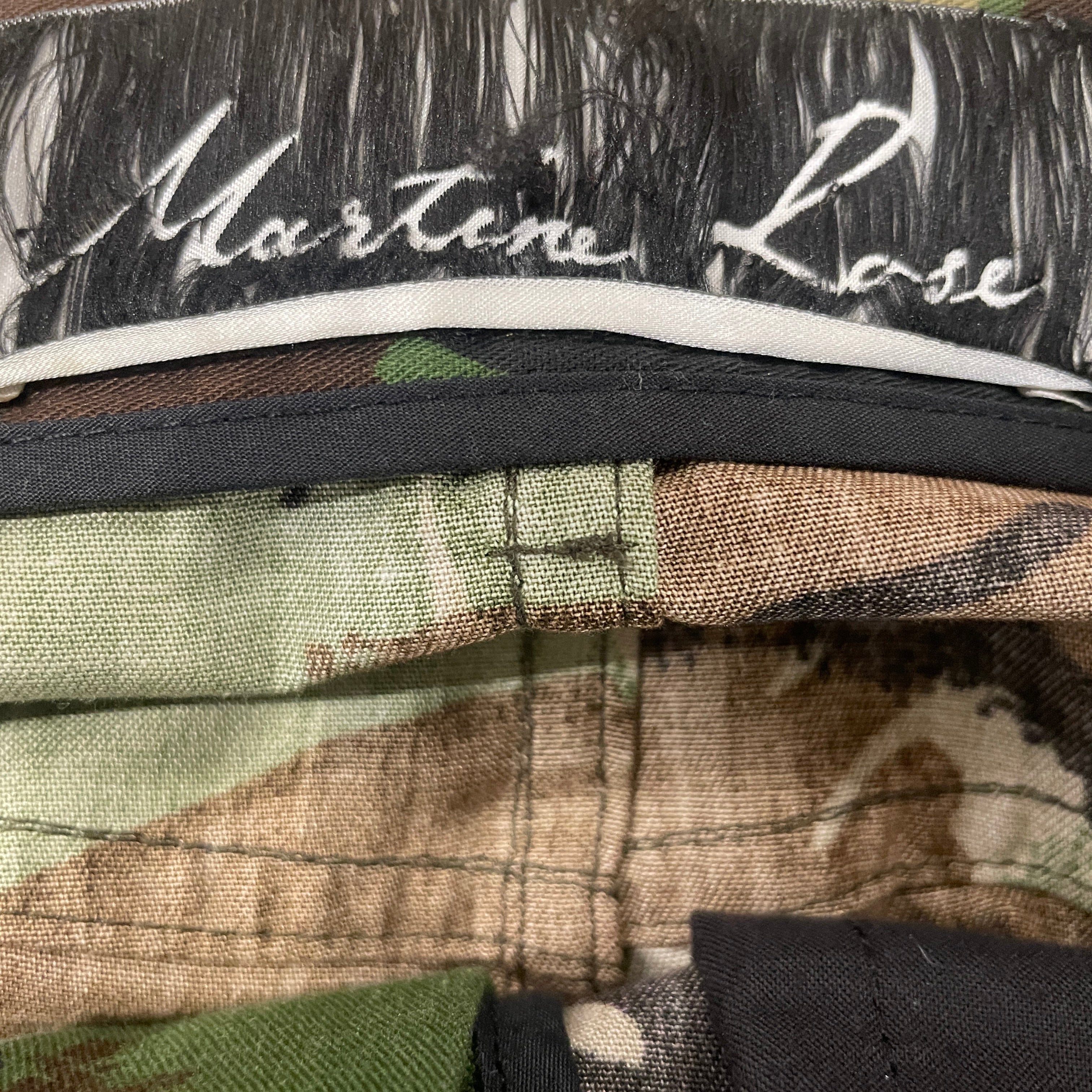 MARTINE ROSE/Straight Pants/32/Cotton/GRN/Camouflage/ view 3