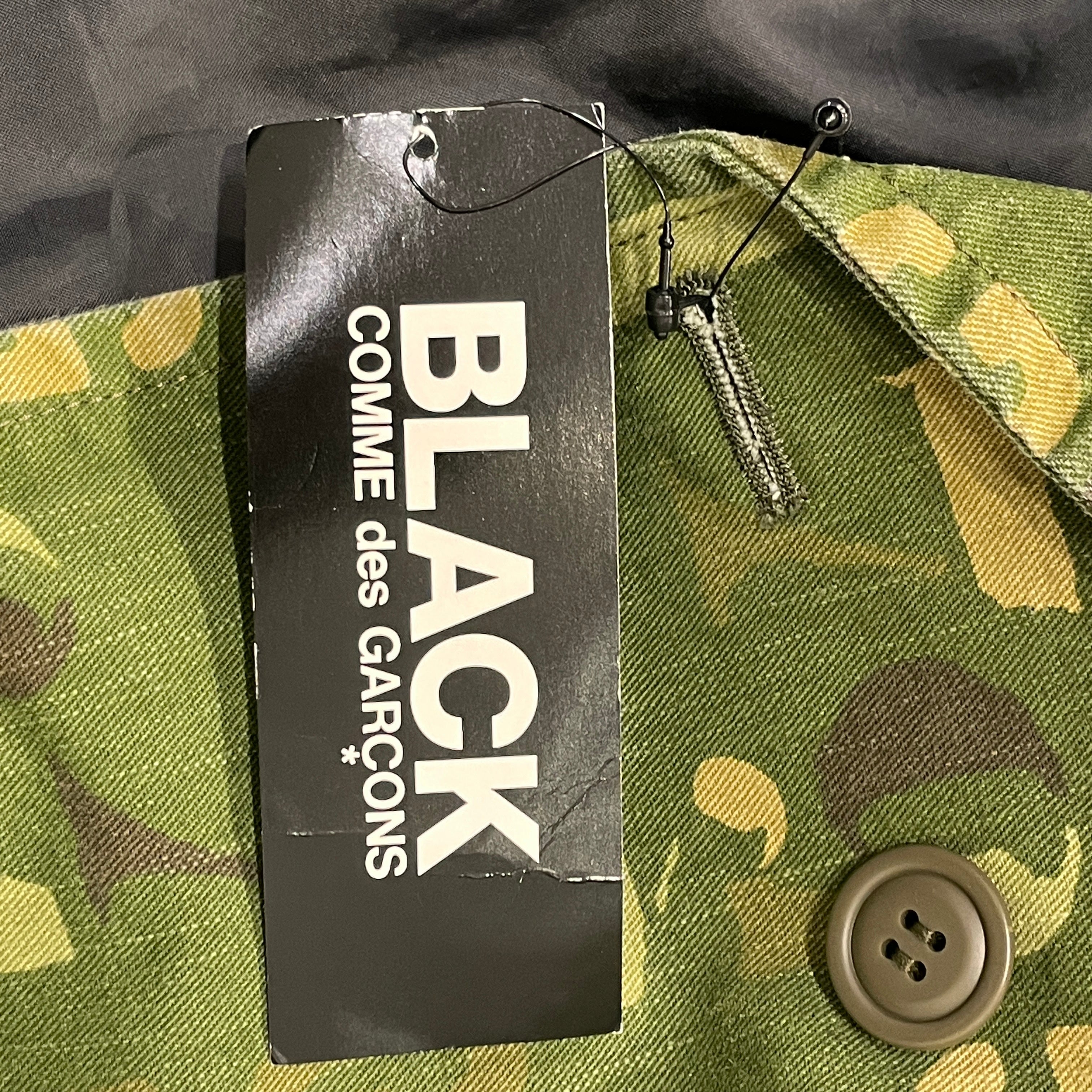 BLACK COMME des GARCONS/Jacket/L/Cotton/GRN/All Over Print/DRILL COTTON JKT view 5