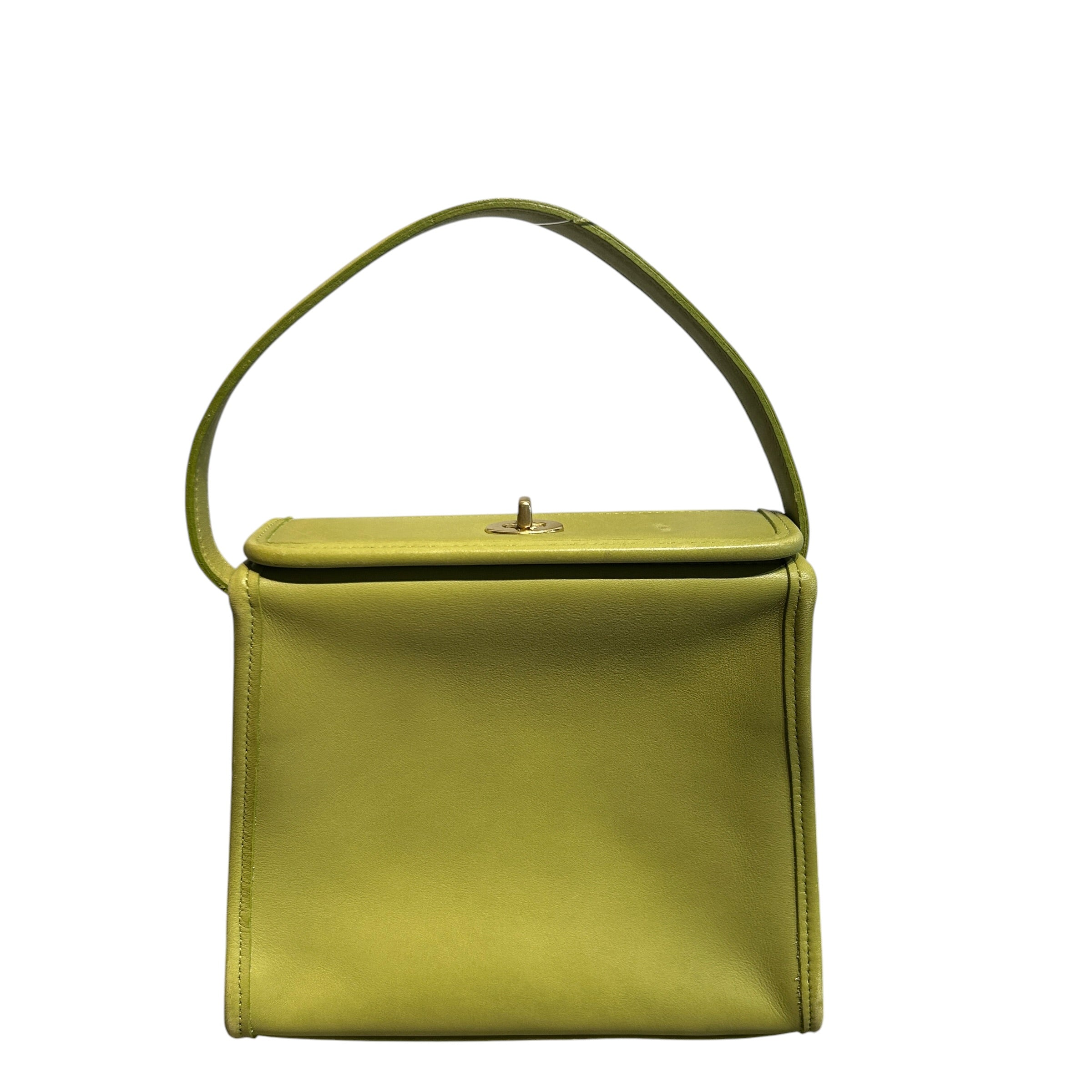 COACH/Hand Bag/Leather/GRN/Vintage Geometric A8C-9043