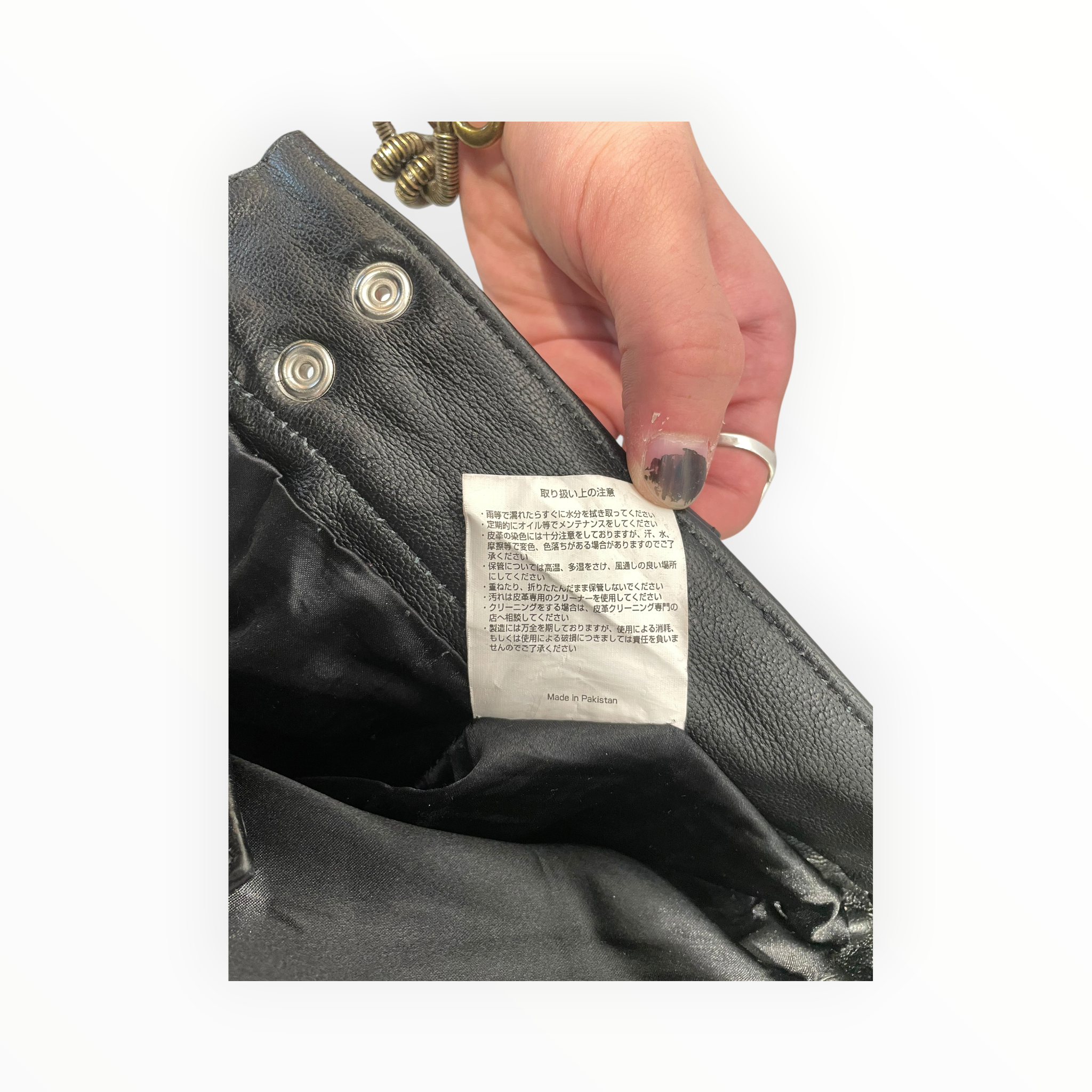 MOLAWS/Straight Pants/L/Leather/BLK/QUILTED LEATHER view 4
