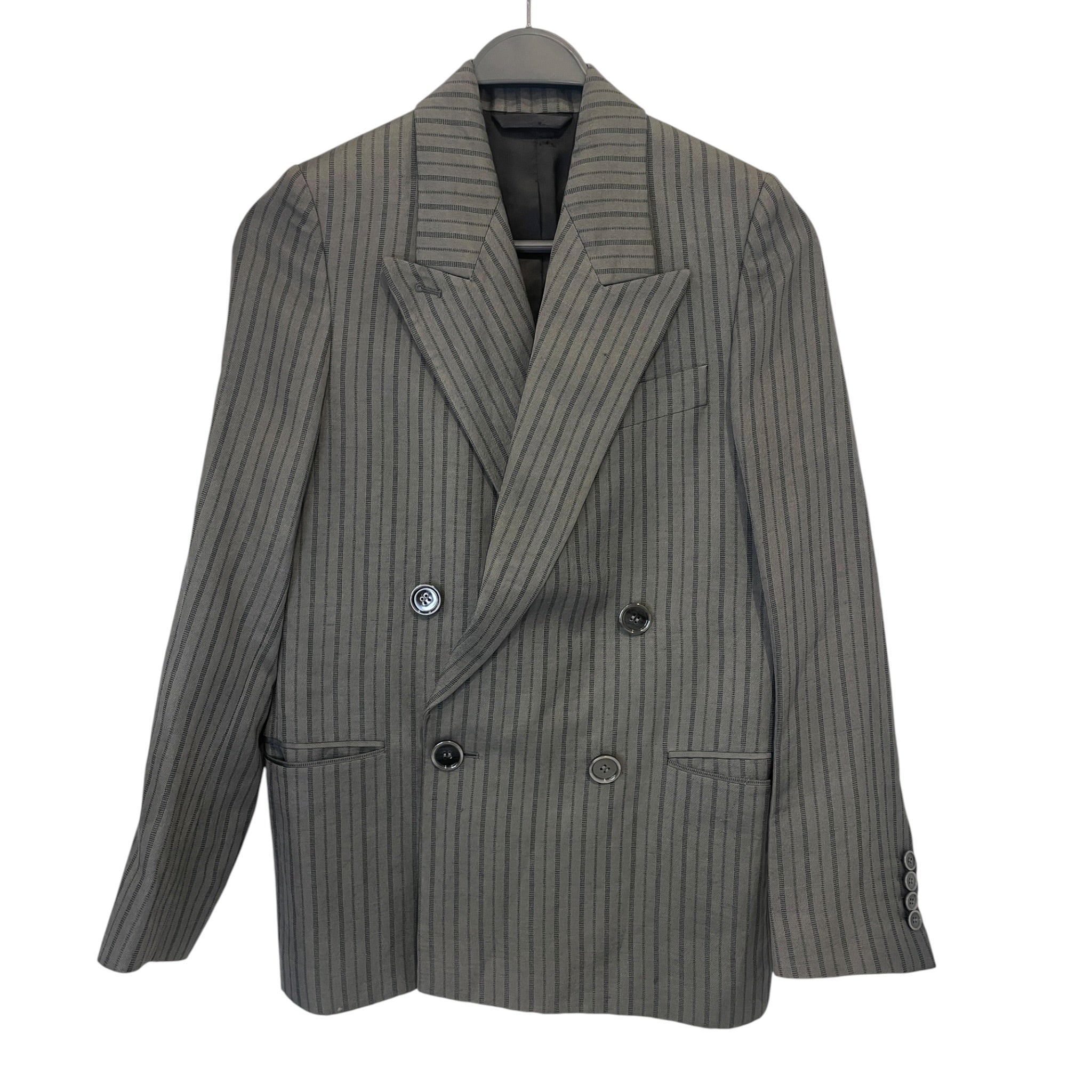 Acne Studios/Suits/M/Stripe/Linen/GRY/