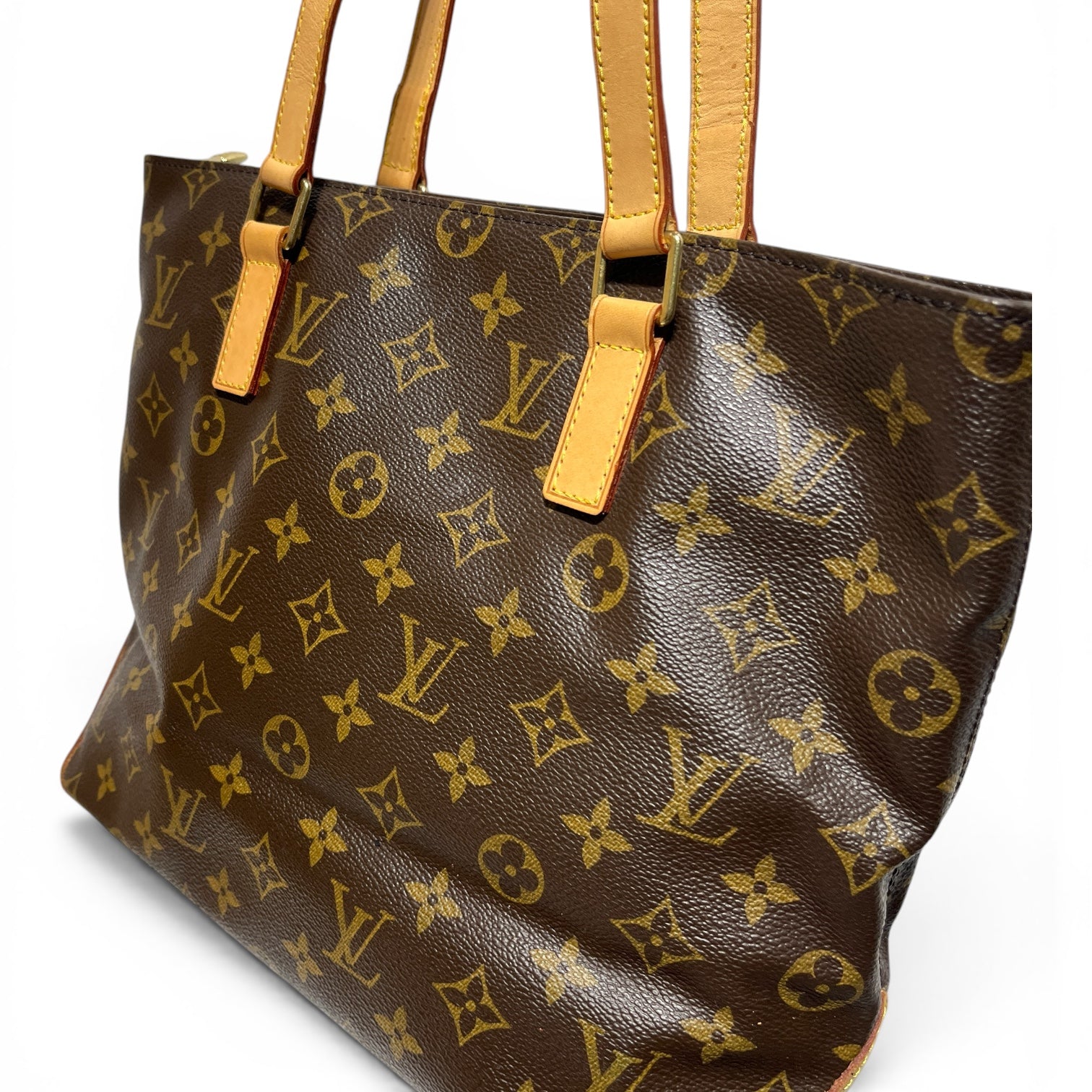 LOUIS VUITTON/Hand Bag/Graphic/Leather/BRW/LUCA BROWN TOTE SMALL view 6