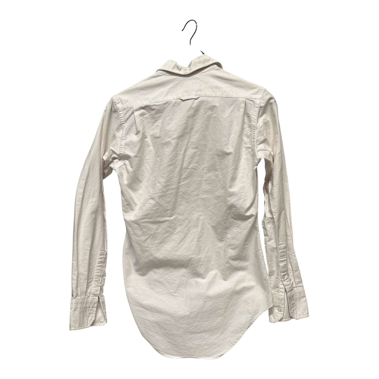 THOM BROWNE. NEW YORK/Polo Shirt/46/Cotton/WHT/RED/BLU STRIPE BUTTONS view 2