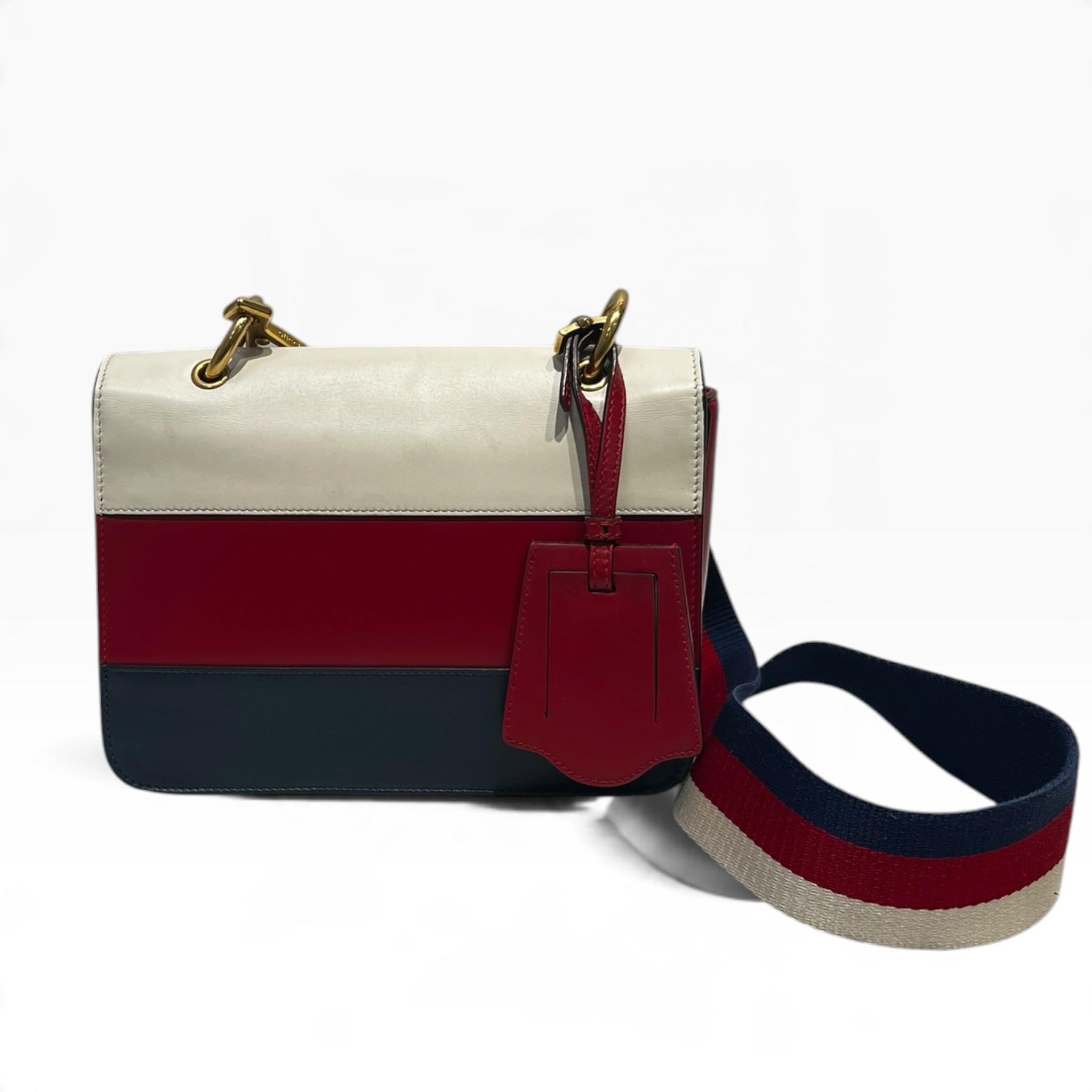 GUCCI/Cross Body Bag/M/Leather/MLT/Queen Margaret Flap Bag view 2