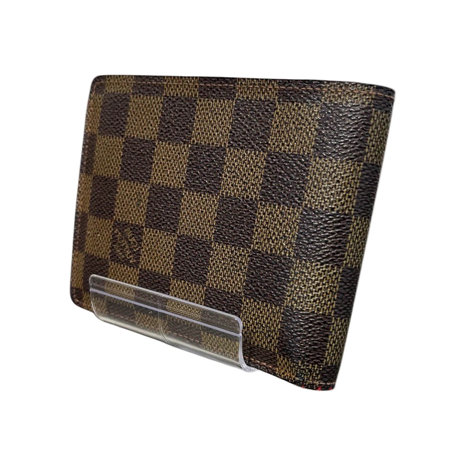 LOUIS VUITTON/Bifold Wallet/Leather/BRW/DAMIER EBENE BIFOLD view 1