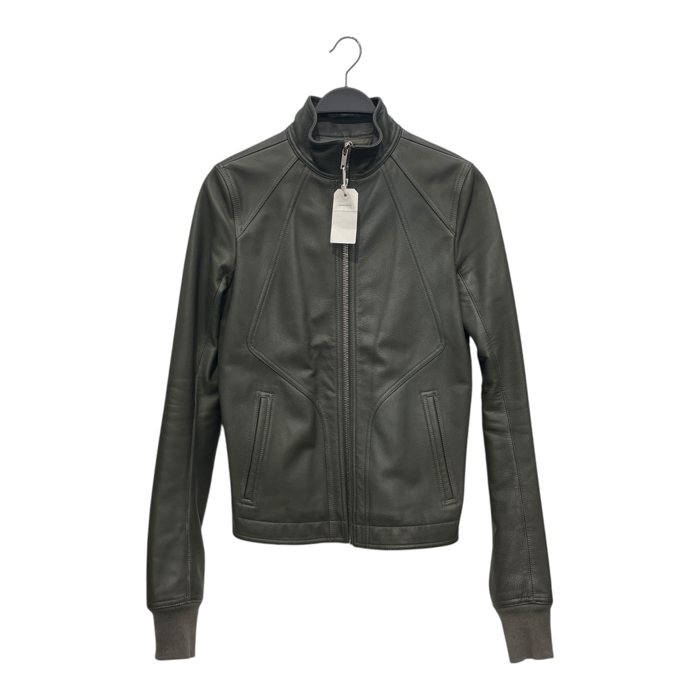 Rick Owens/Riders Jkt (S)/36/Leather/GRN/OLIVE BIKER JKT view 1