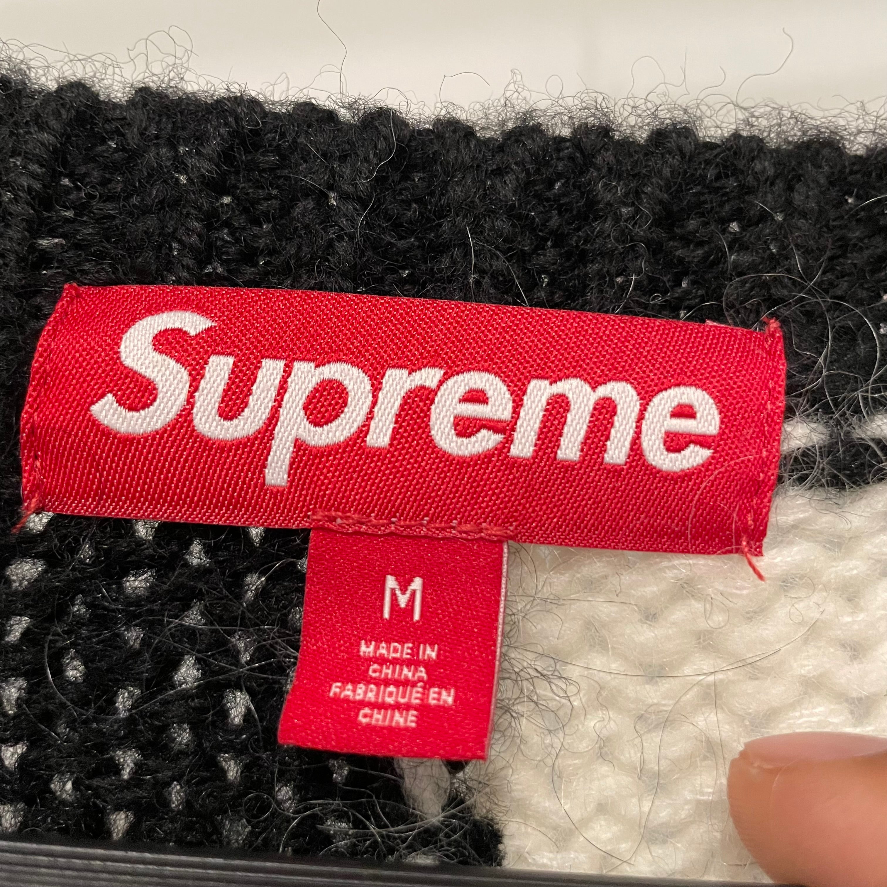 Supreme/Cardigan/M/Hombre Check/Wool/BLK/ view 3