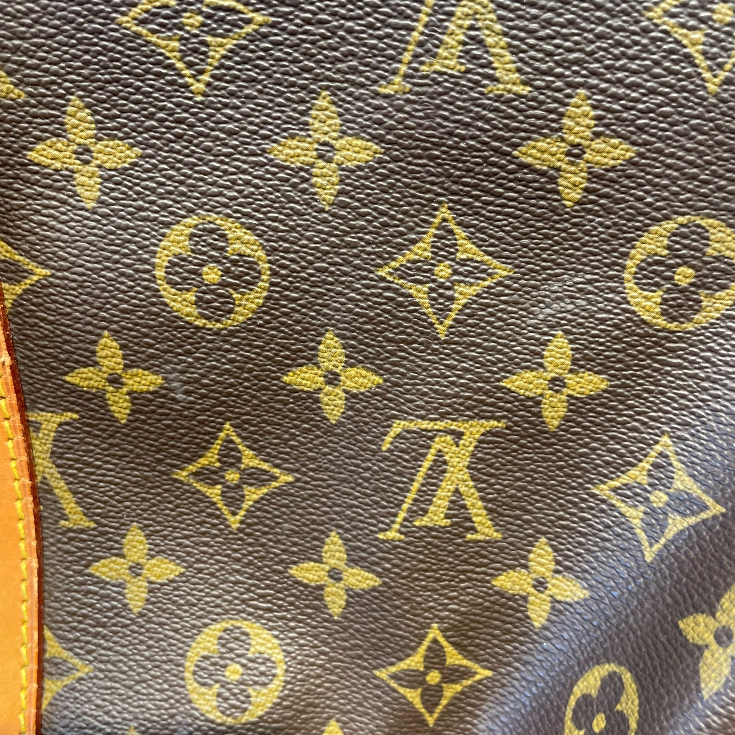 LOUIS VUITTON/Luggage/Monogram/Leather/BRW/Keepall 50 Duffle Bag view 8