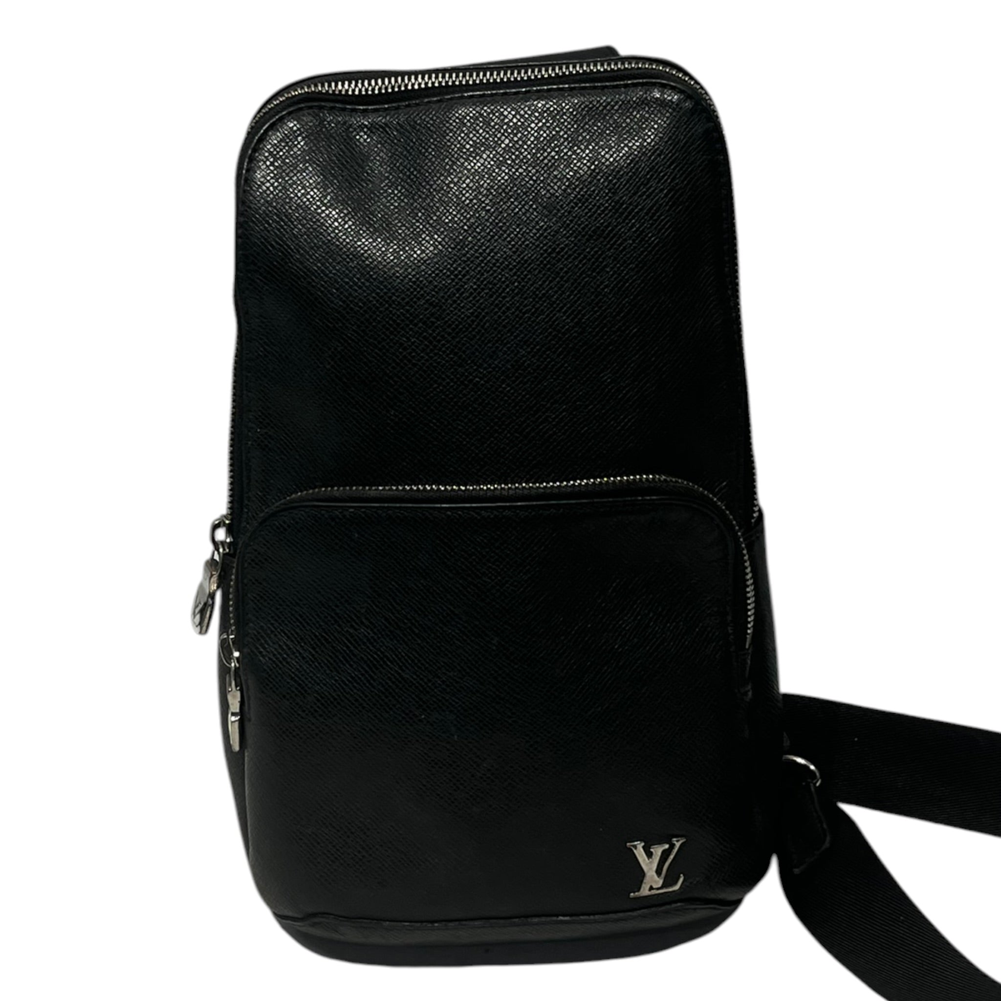 LOUIS VUITTON/Cross Body Bag/OS/Leather/BLK/BLK ONE SHOULDER BAG view 1