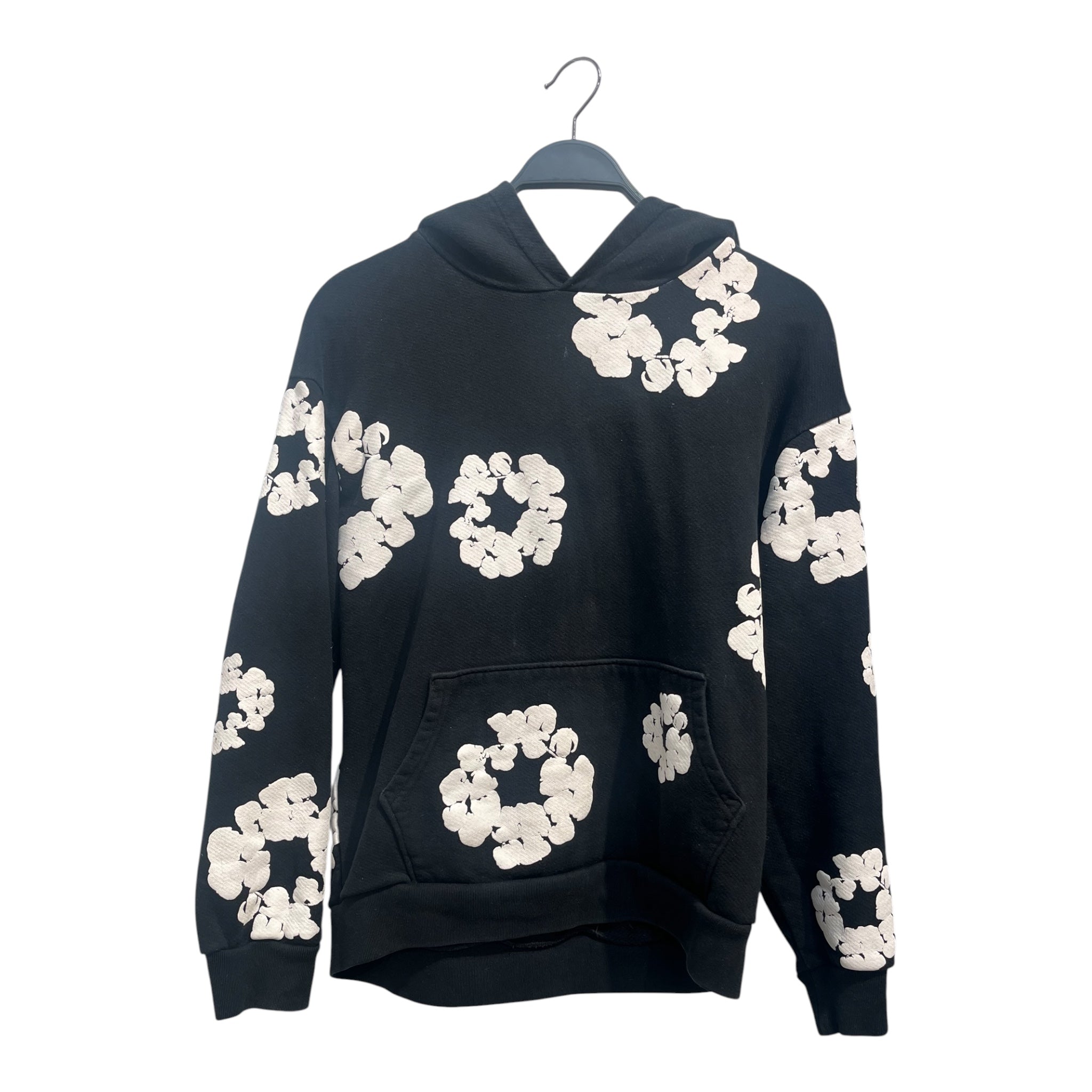 DENIM TEARS/Hoodie/LG/Cotton/BLK/ view 1