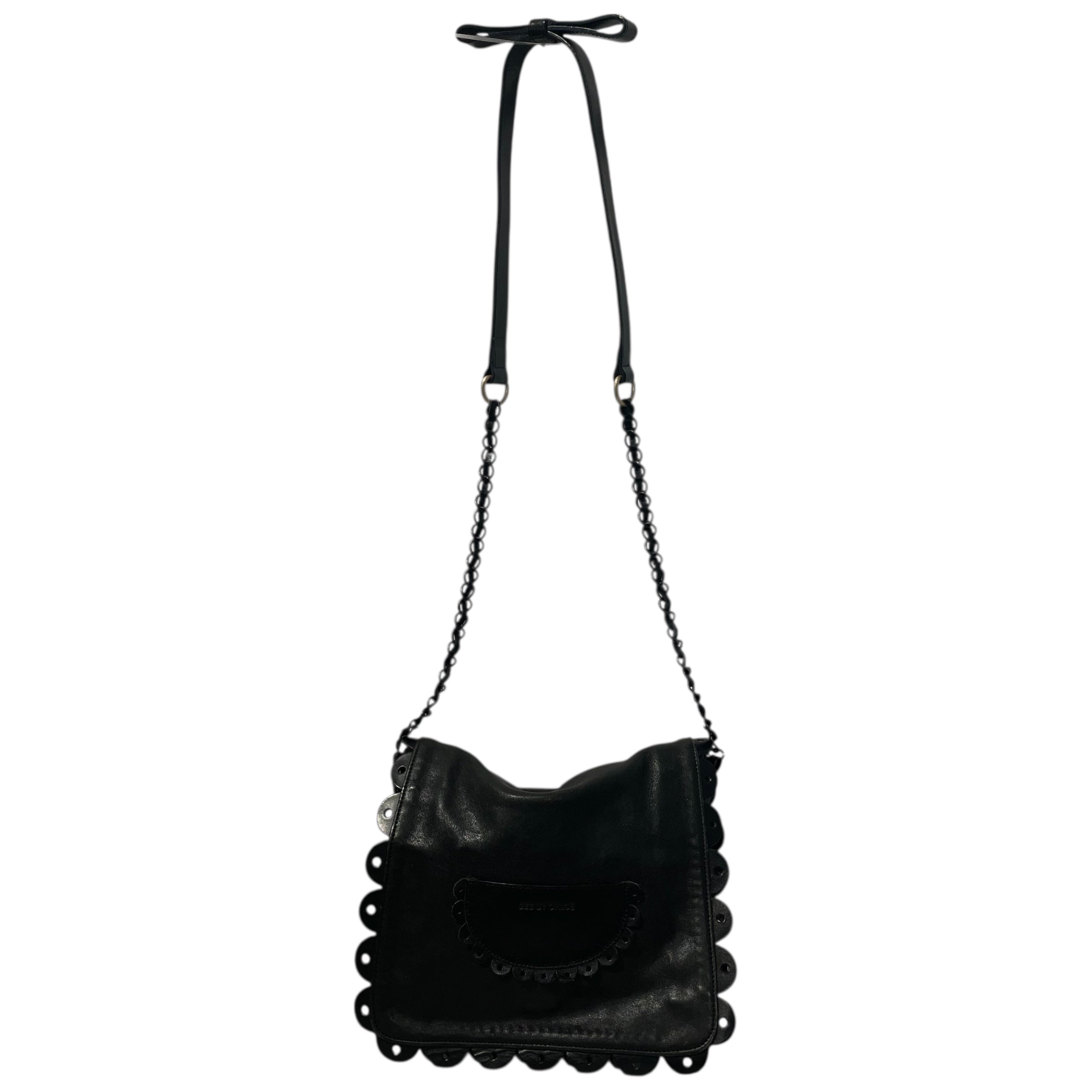 SEE BY CHLOE/Cross Body Bag/OS/Leather/BLK/01-12-85-65 view 1