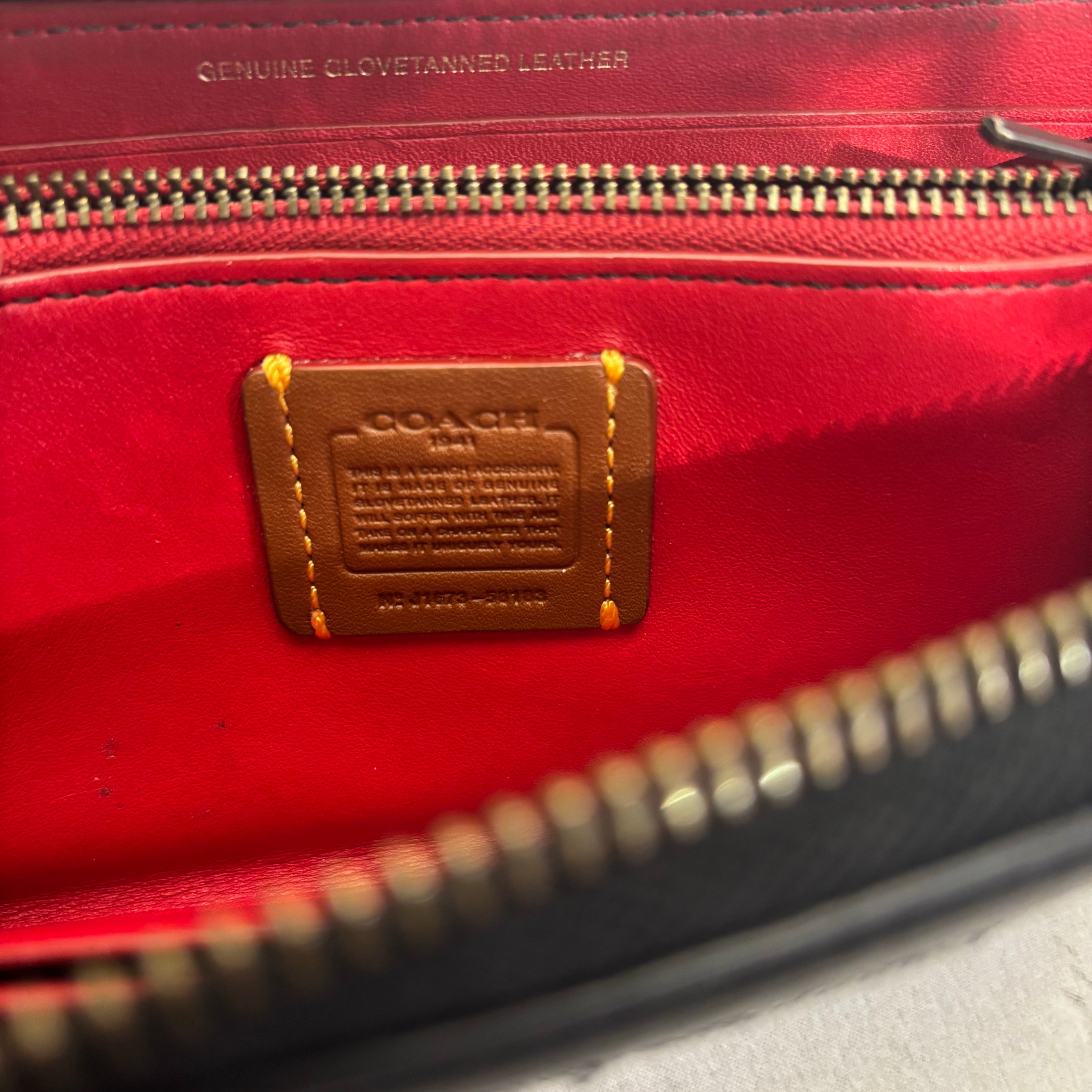 COACH/Wallet/Leather/BLK/L's/ view 3