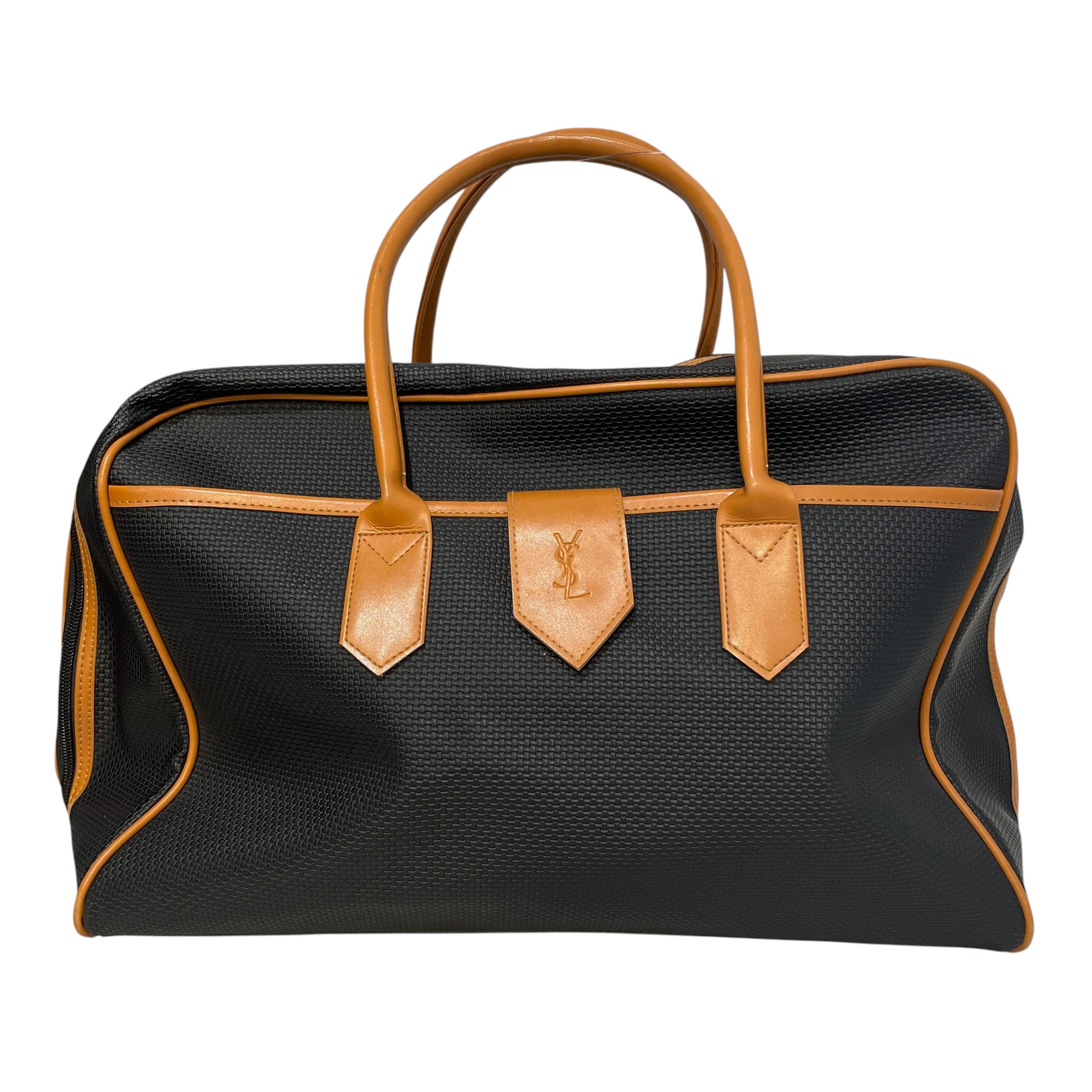 YVES SAINT LAURENT/Bag/Leather/BLK/Cassandra boston bag view 1
