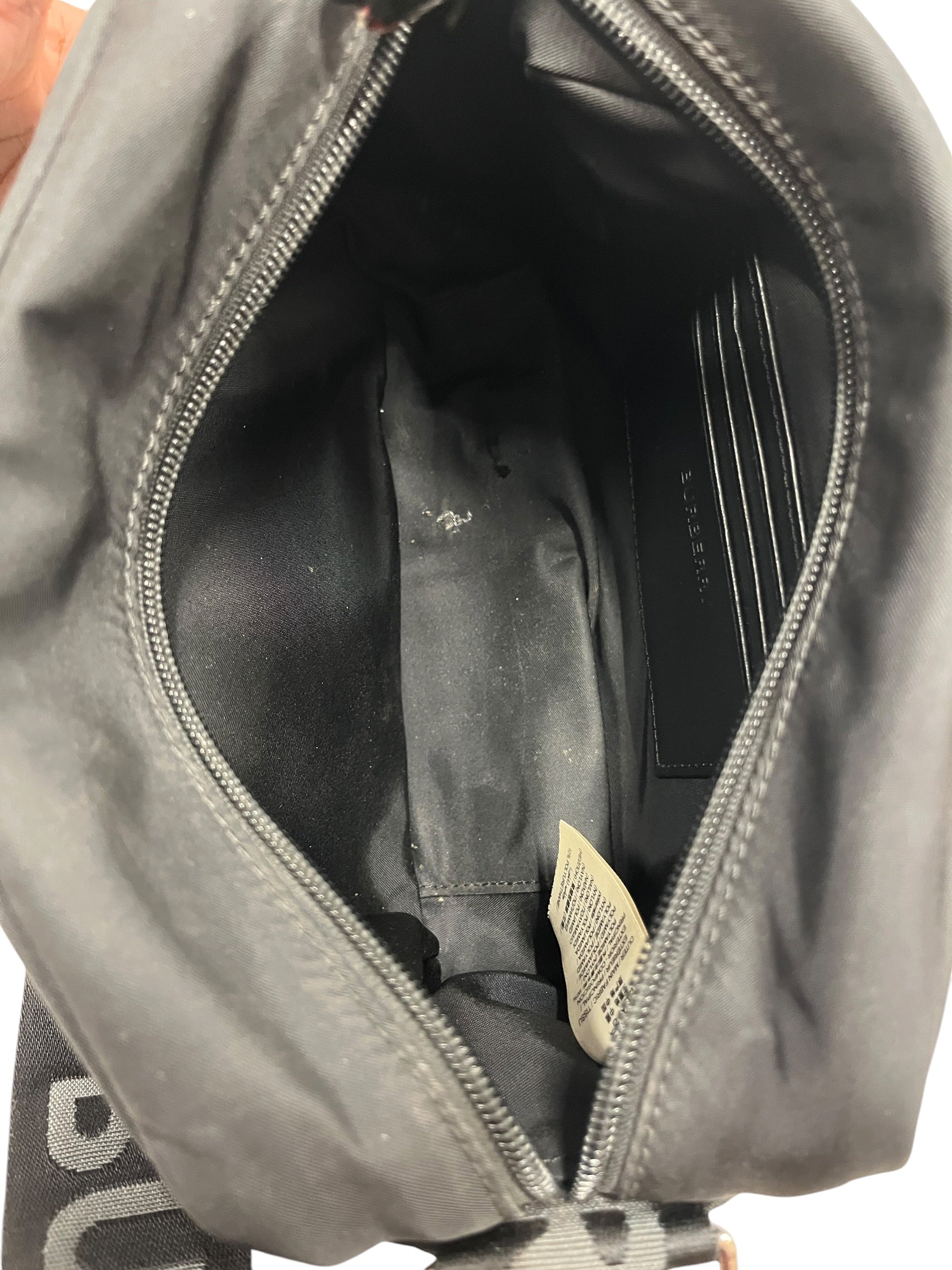 BURBERRY/Cross Body Bag/Polyester/BLK/ECONYL Crossbody Bag view 4