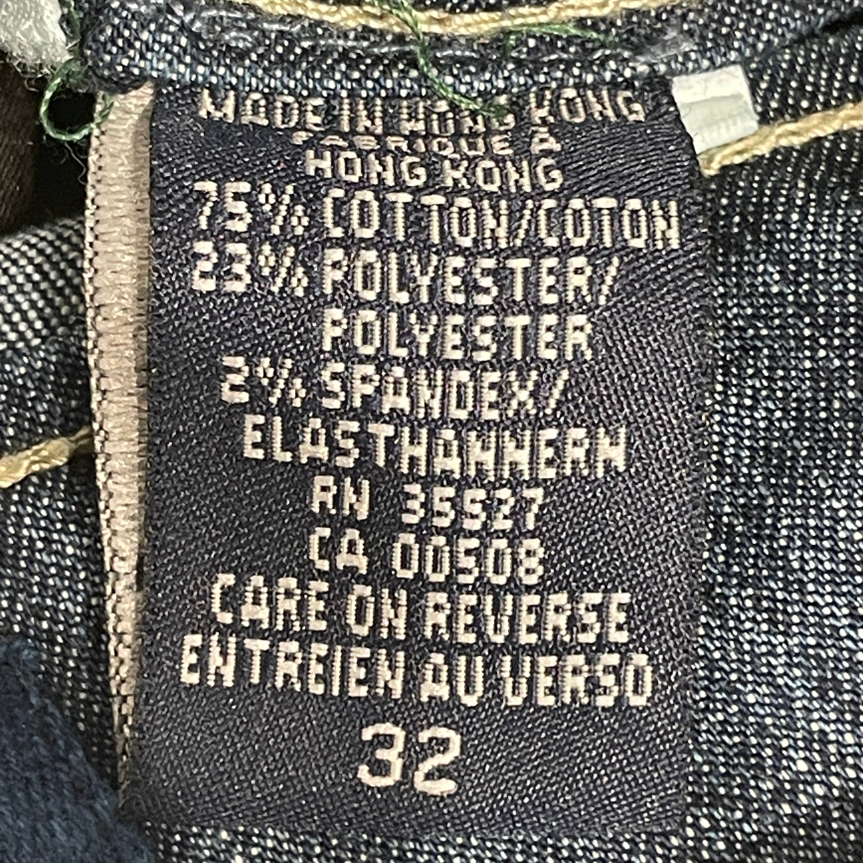MARITHE FRANCOIS GIRBAUD/Straight Pants/32/Denim/IDG/BLUE STRAPS view 4