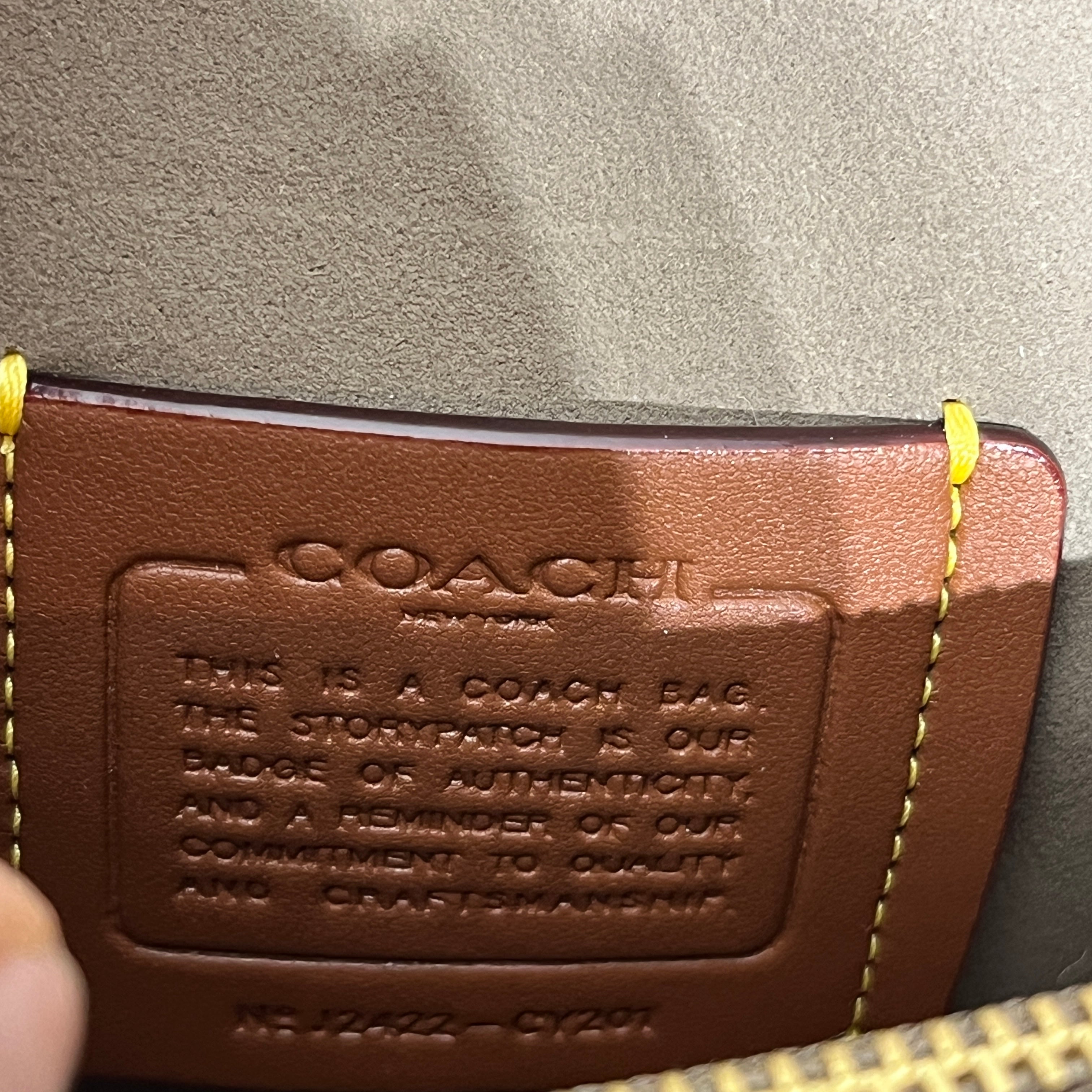 COACH/Cross Body Bag/Leather/BRW/tabby view 3
