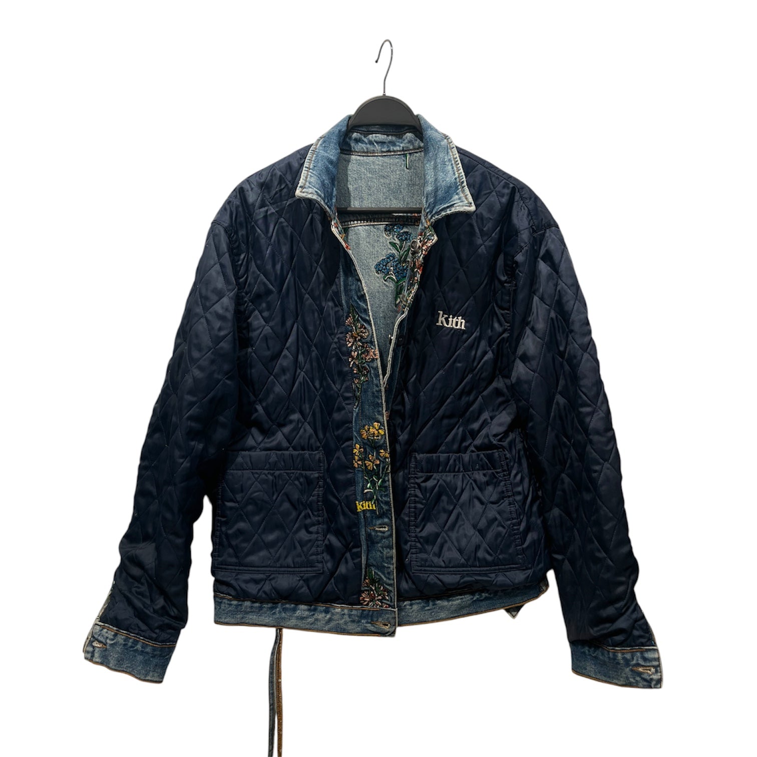 KITH/Denim Jkt/M/Cotton/BLU/Floral Pattern/ view 3