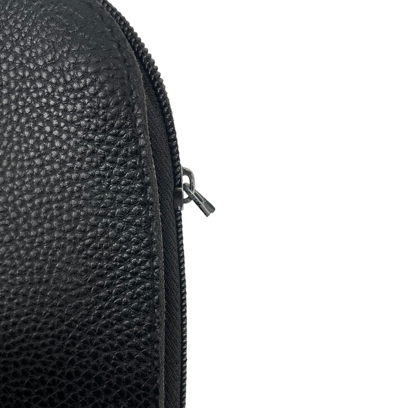 NUMBER (N)INE/Clutch Bag/Leather/BLK/LAPTOP CASE