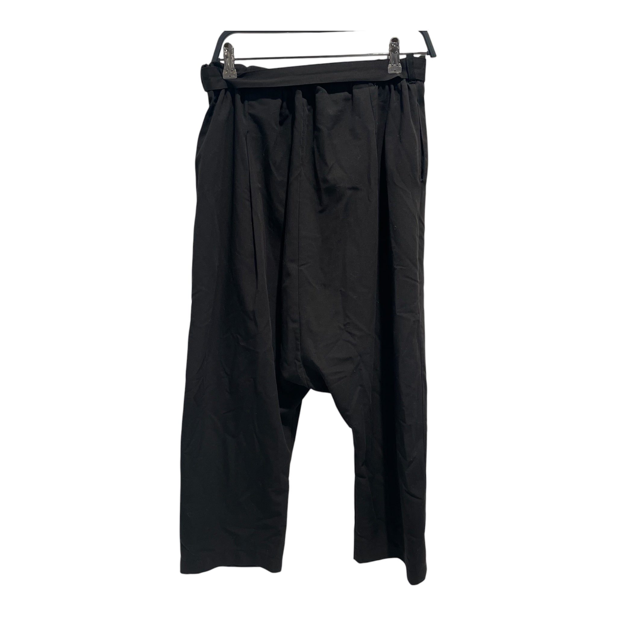 La Haine Inside Us/Pants/L/Polyester/BLK/Drop Crotch Belt Pants view 2