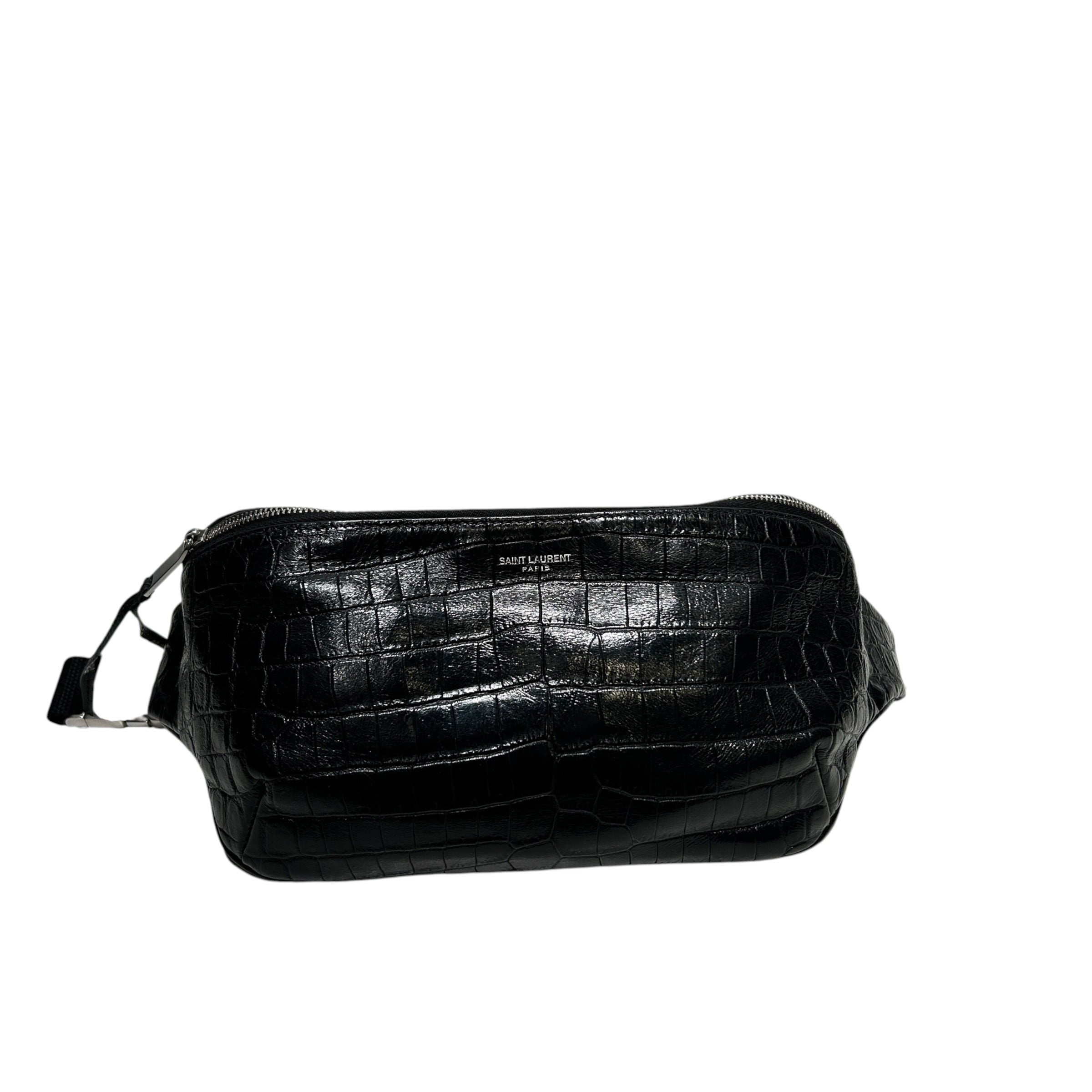 SAINT LAURENT/Bag/Animal Pattern/Leather/BLK/Belt Bag view 1