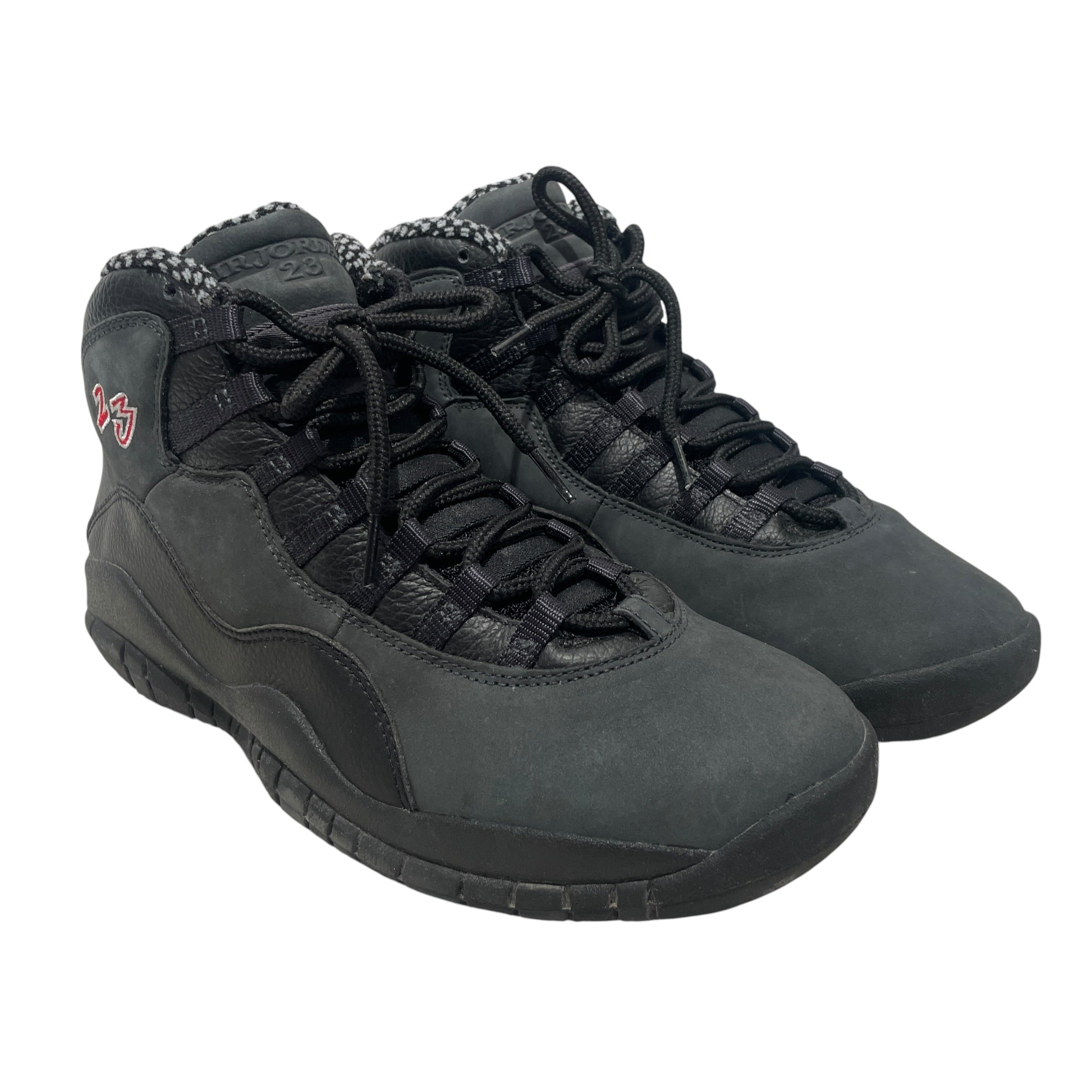 JORDAN BRAND/Hi-Sneakers/US 9/Leather/BLK/ view 1
