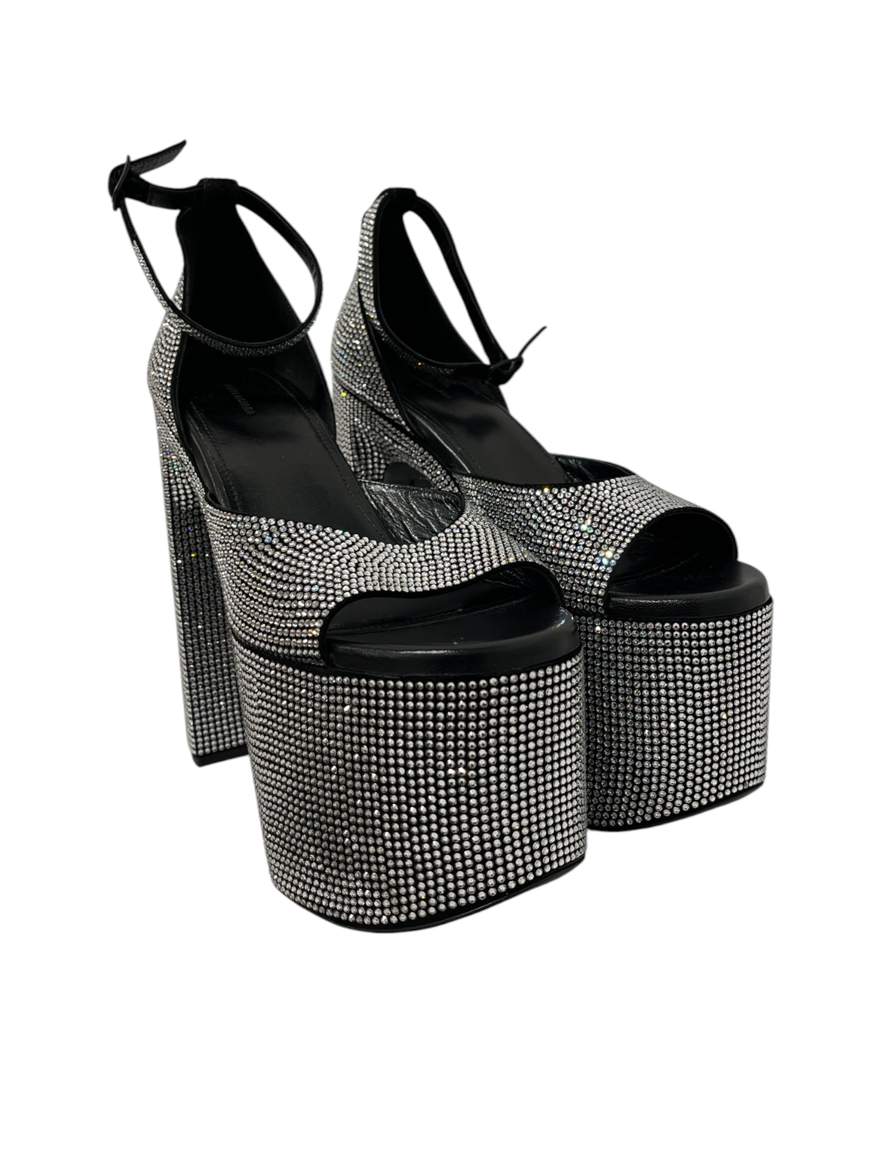 BALENCIAGA/Heels/EU 39/Glitter/Leather/SLV/GLITTER CAMDEN BNWT view 1