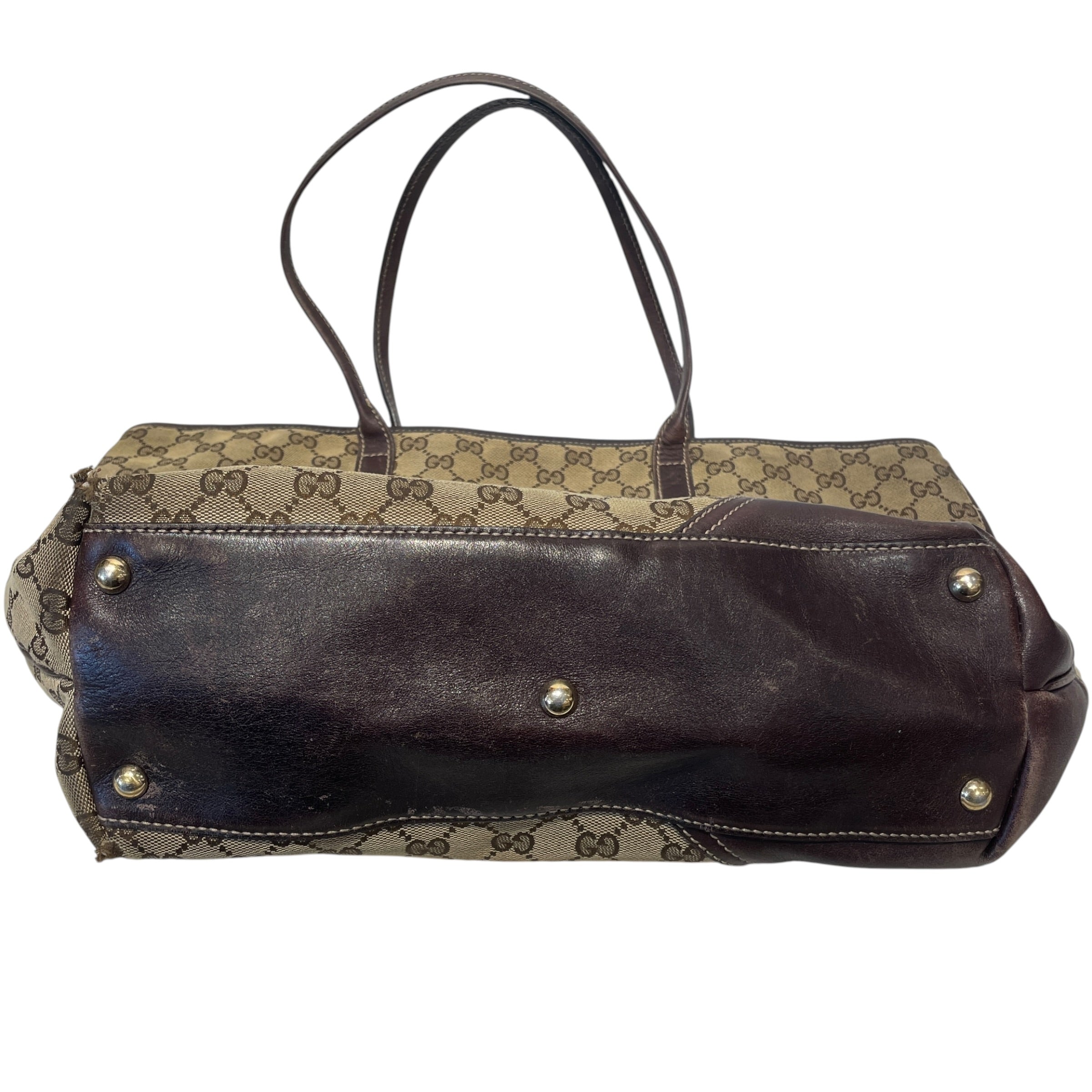 GUCCI/Bag/Monogram/Cotton/BRW/GG CANVAS BRITT view 3