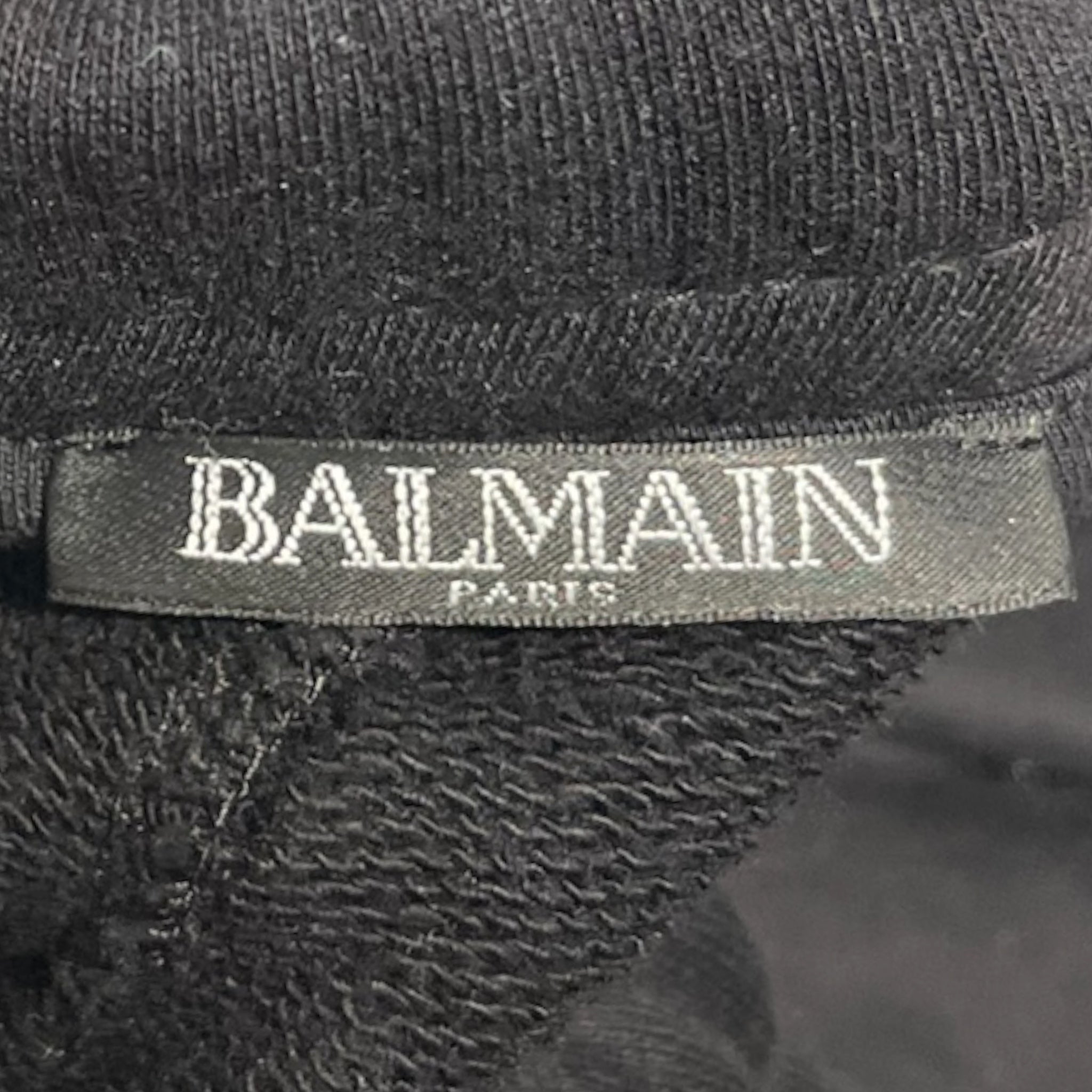 BALMAIN/Pants/L/Cotton/BLK/cargo pocket sweat view 3