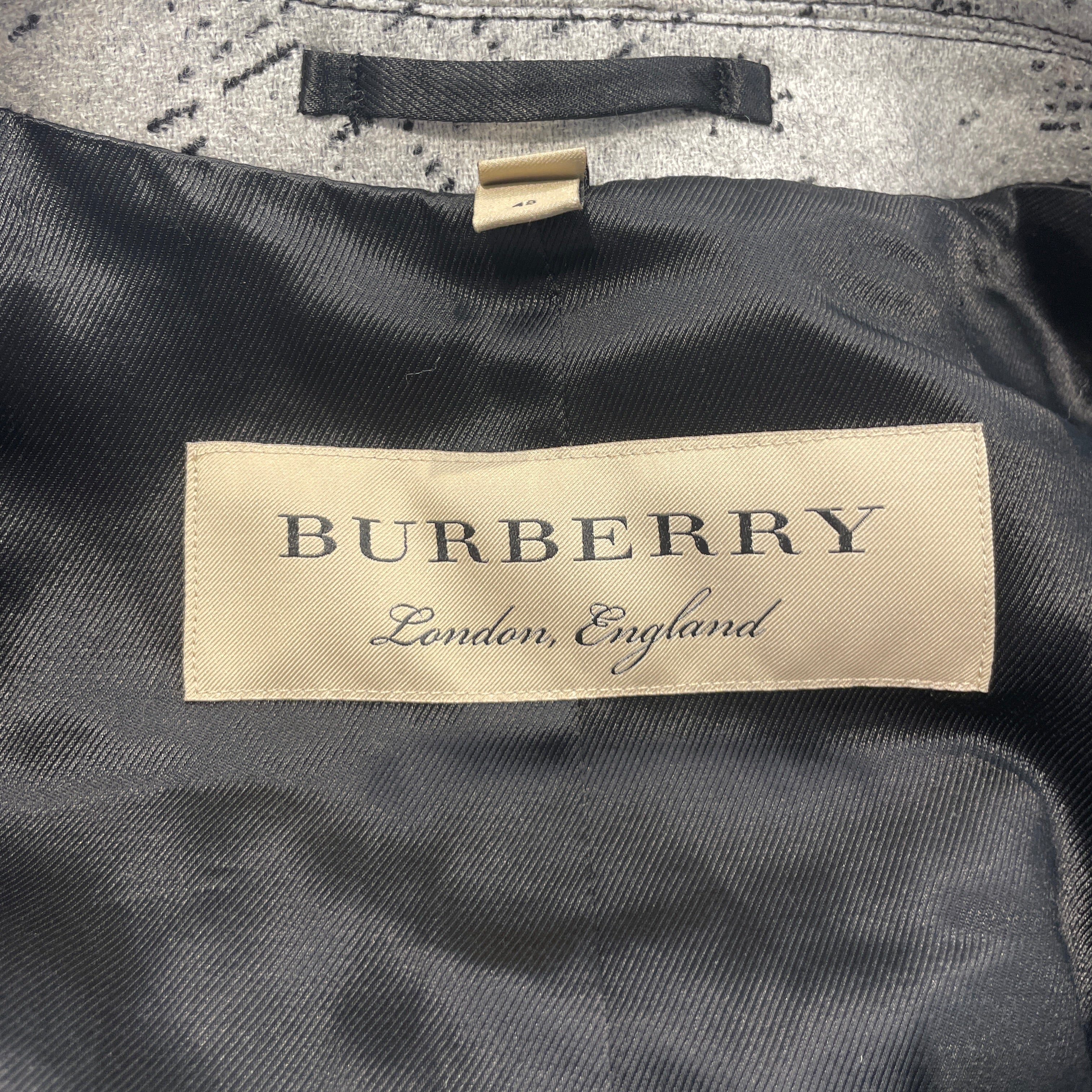 BURBERRY LONDON/Coat/48/GRY/ view 3