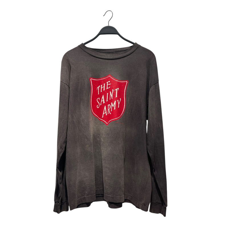 SAINT MICHAEL/LS T-Shirt/XL/Cotton/GRY/All Over Print/