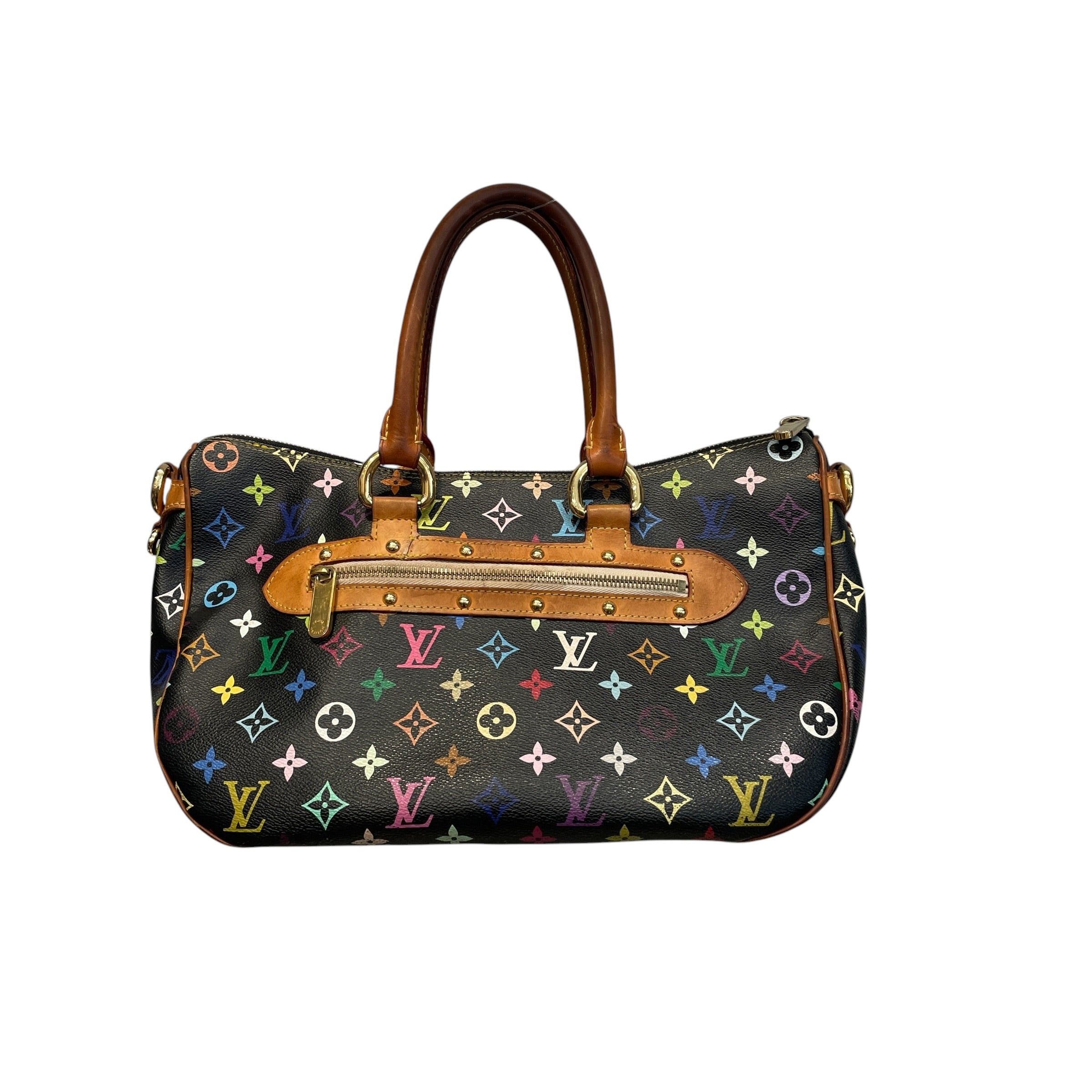 LOUIS VUITTON/Hand Bag/Monogram/Leather/BLK/MULTICOLORE RITA view 2