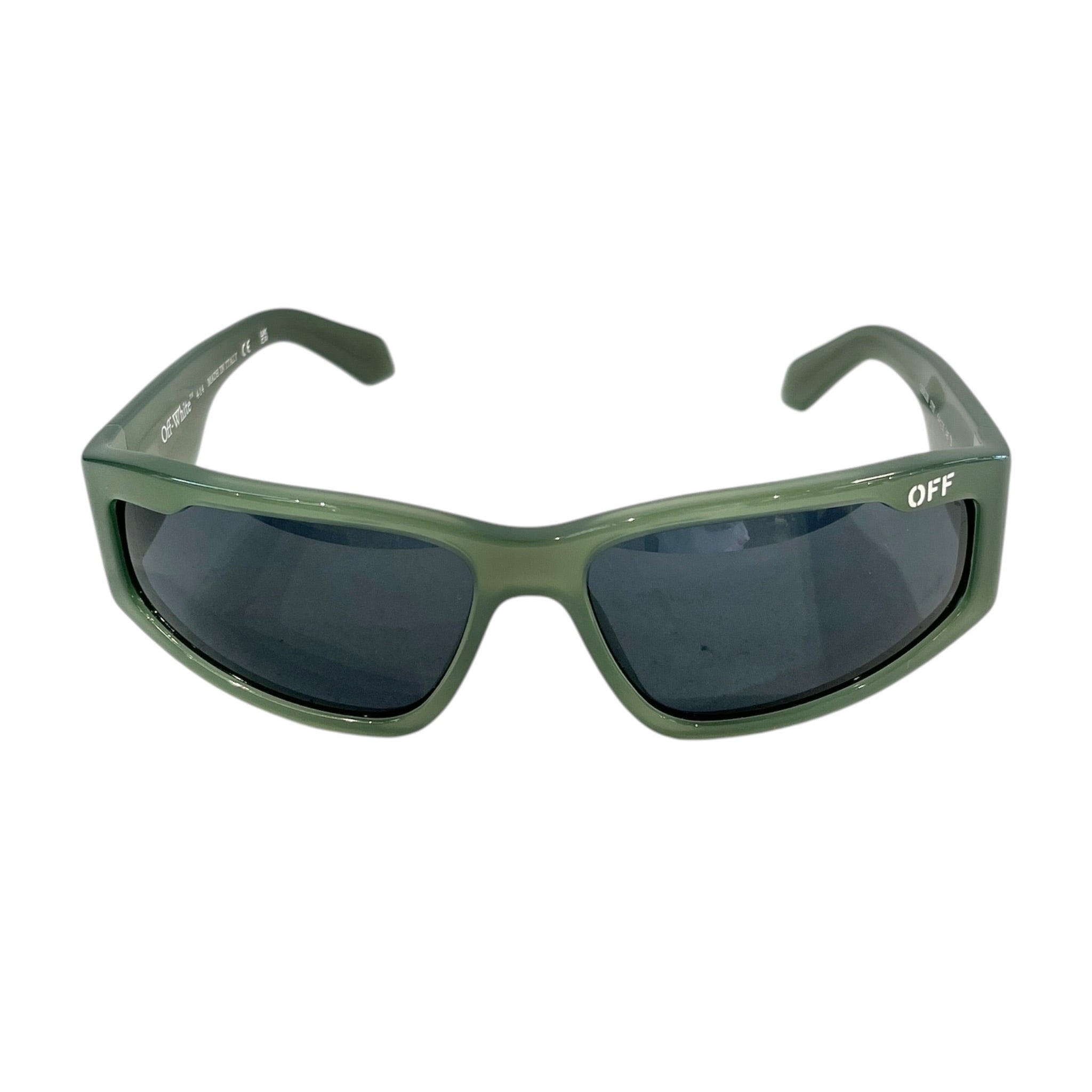 OFF-WHITE/Sunglasses/Plastic/GRN/M's/Arthur view 1