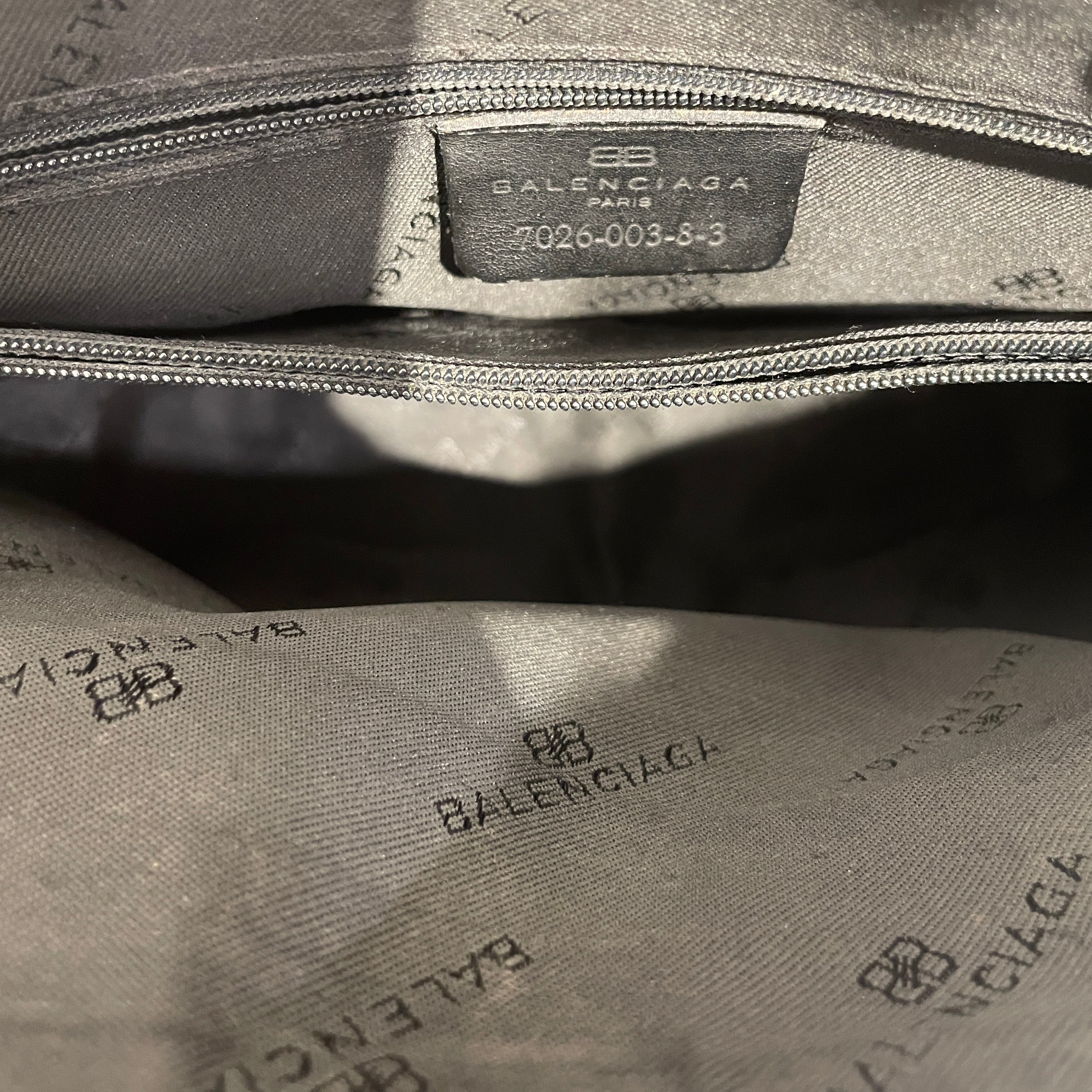 BALENCIAGA/Hand Bag/All Over Print/BLK/ view 6
