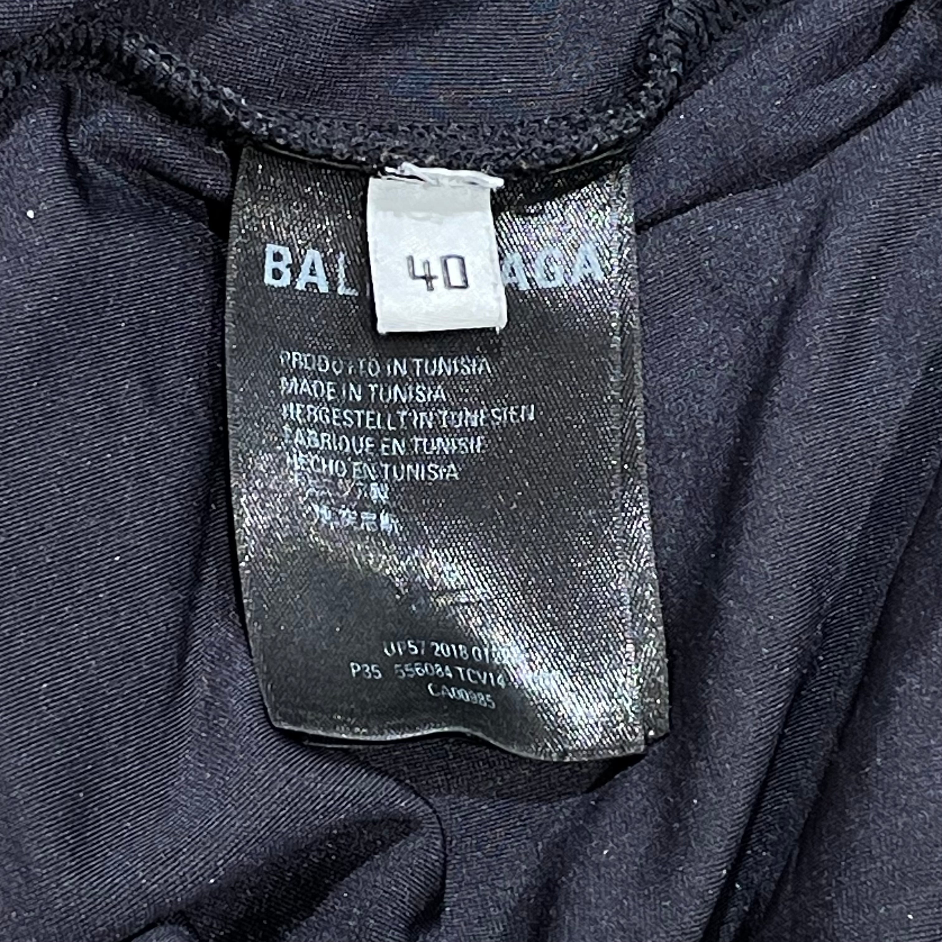 BALENCIAGA/Skinny Pants/40/Velour/BLK/2018 ZIP POCKET CRUSHED VELVET view 4