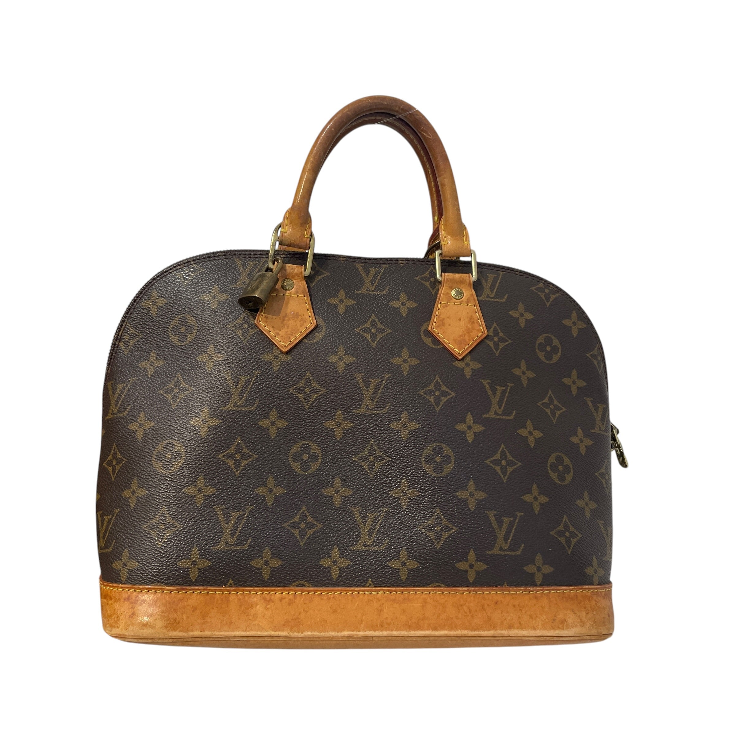 LOUIS VUITTON/Bag/Monogram/Leather/BRW/Louis Vuitton Alma Pm view 1