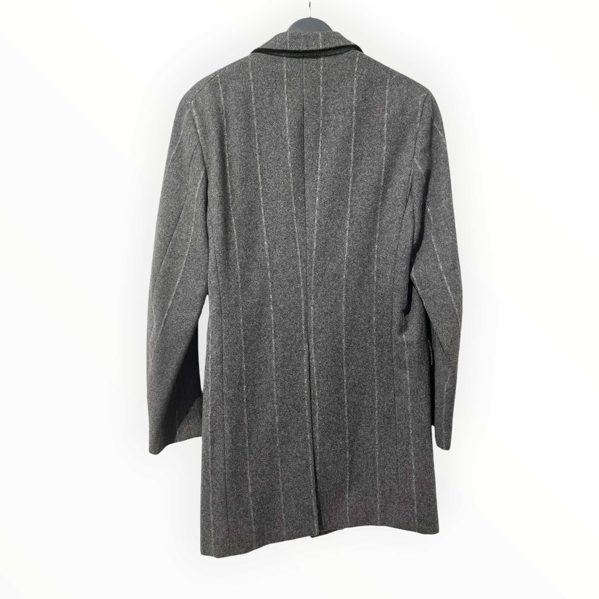JIL SANDER/Coat/46/Wool/GRY/Stripe/127105 view 2