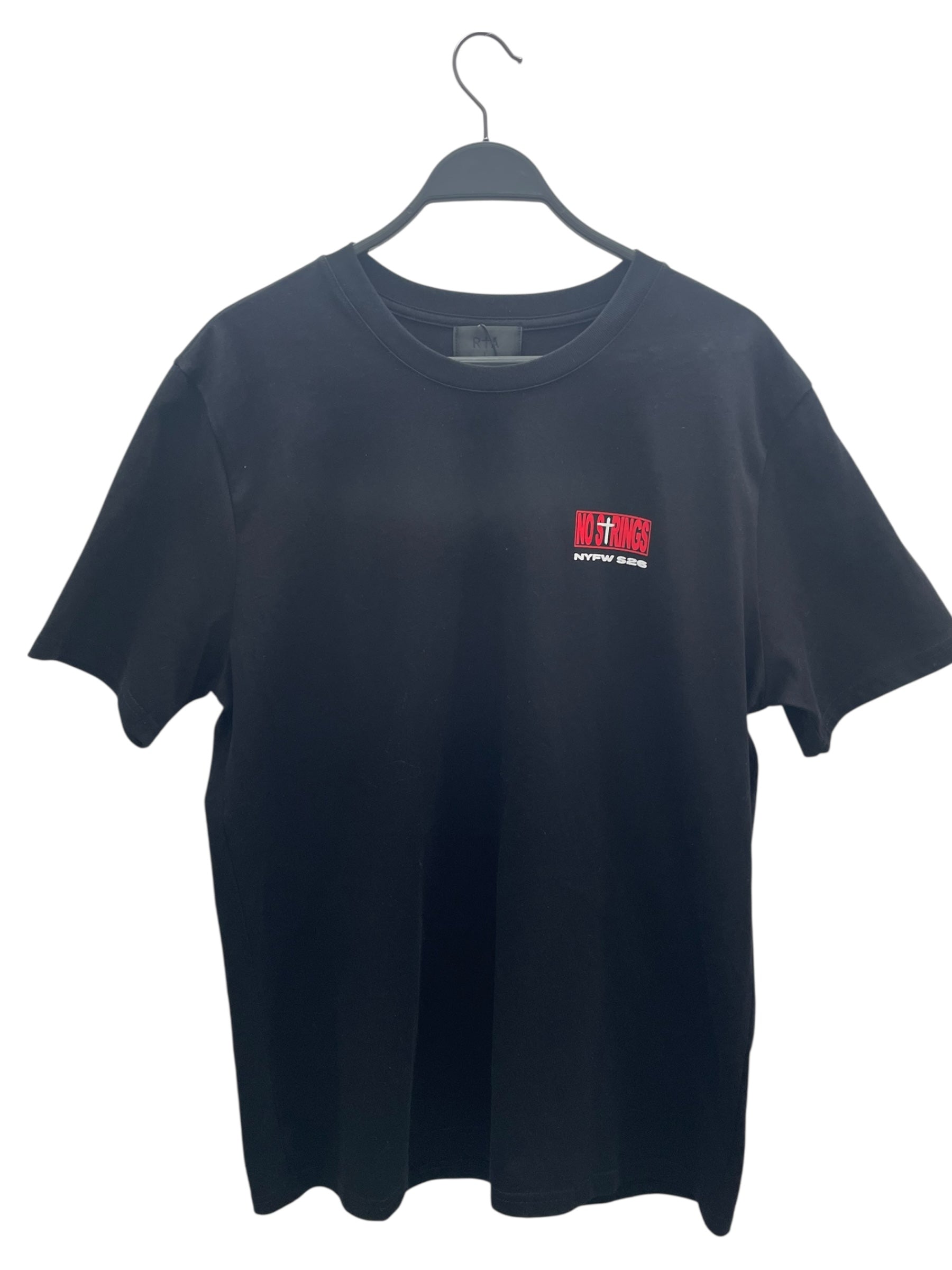 RtA/T-Shirt/L/Cotton/BLK/NO STRINGS NYFW S26 view 1