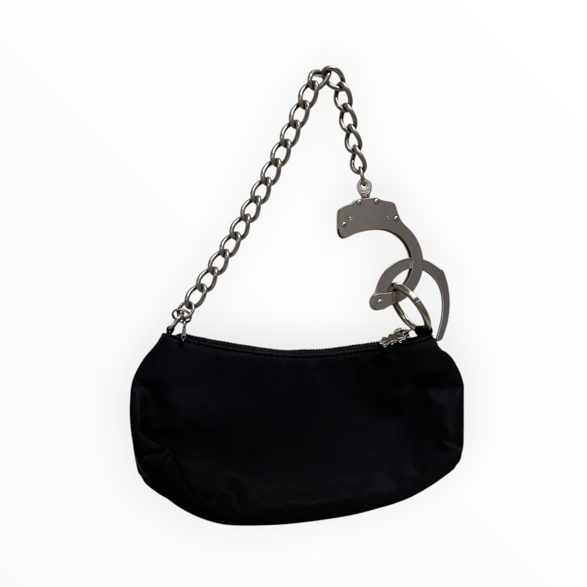 Heaven By Marc Jacobs/Hand Bag/OS/Nylon/BLK/"CUFFZ BAG"/HAND CUFF CHAIN view 2