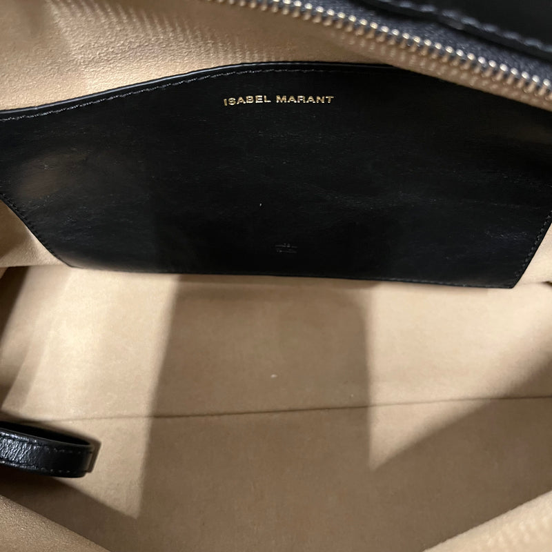 ISABEL MARANT/Clutch Bag/Black/Leather/