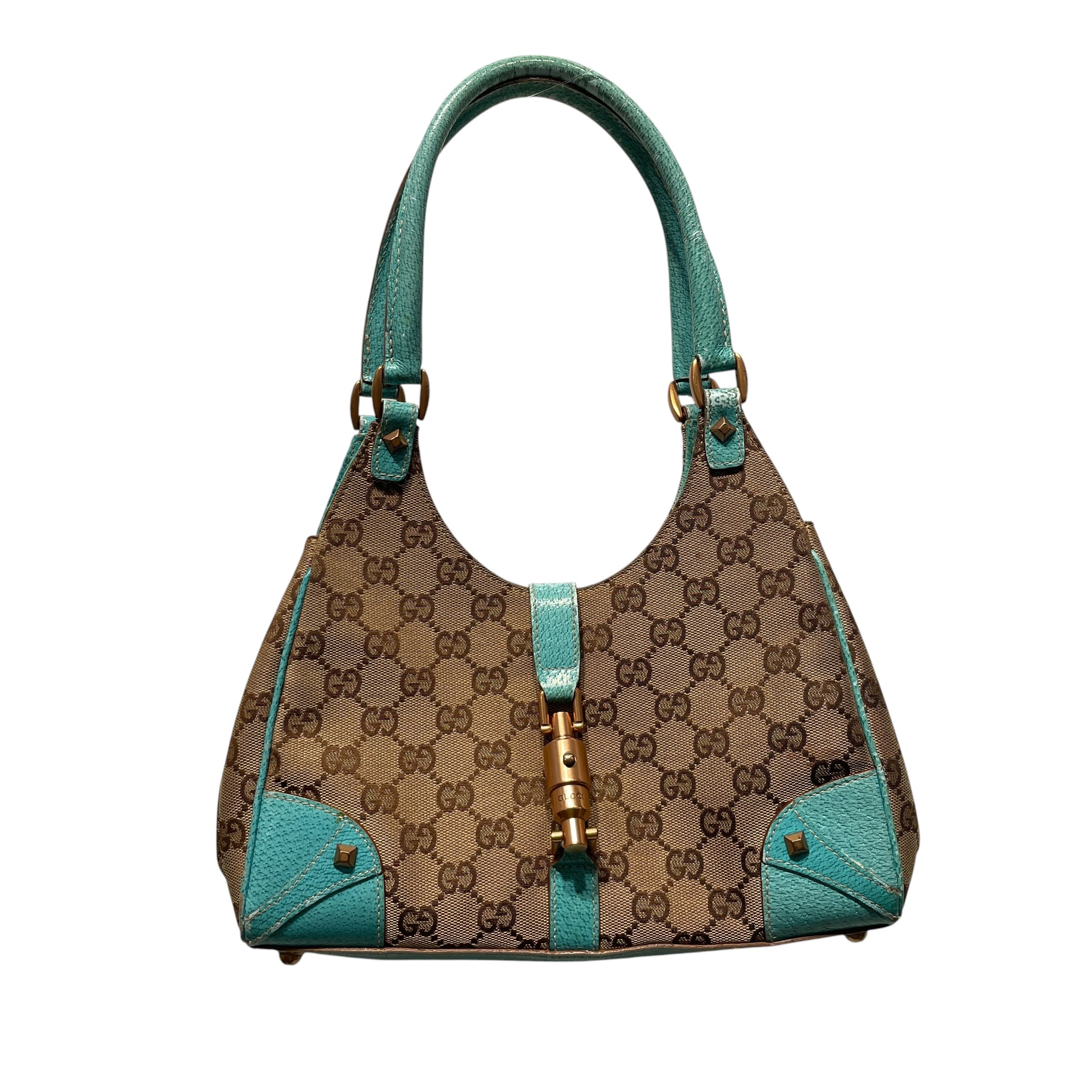 GUCCI/Hand Bag/Monogram/Cotton/KHK/MONO BARDOT view 1