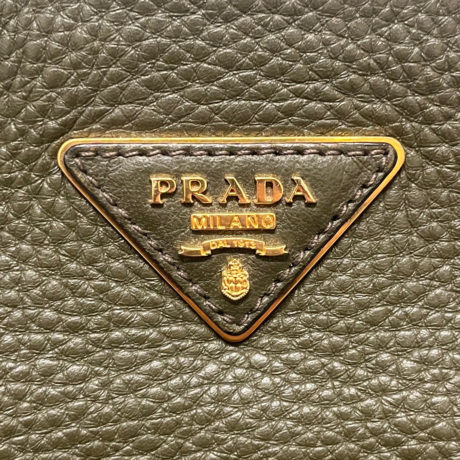 PRADA/Tote Bag/Leather/GRN/VITELLO DAINO view 6