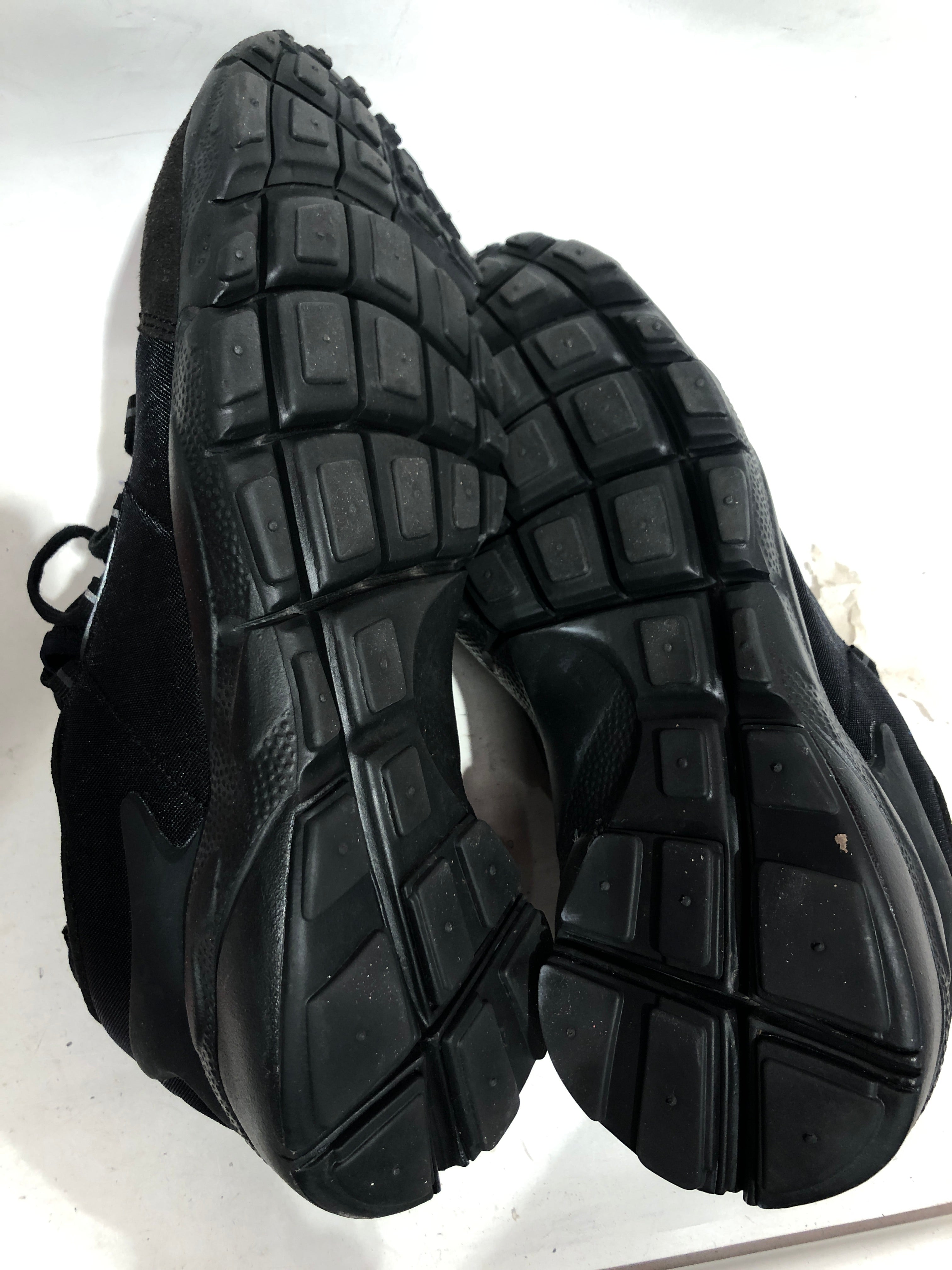 NIKE/COMME des GARCONS/AIR FOOTSCAPE NM /Low-Sneakers/US 13/Nylon/BLK/BV0075-001 view 4
