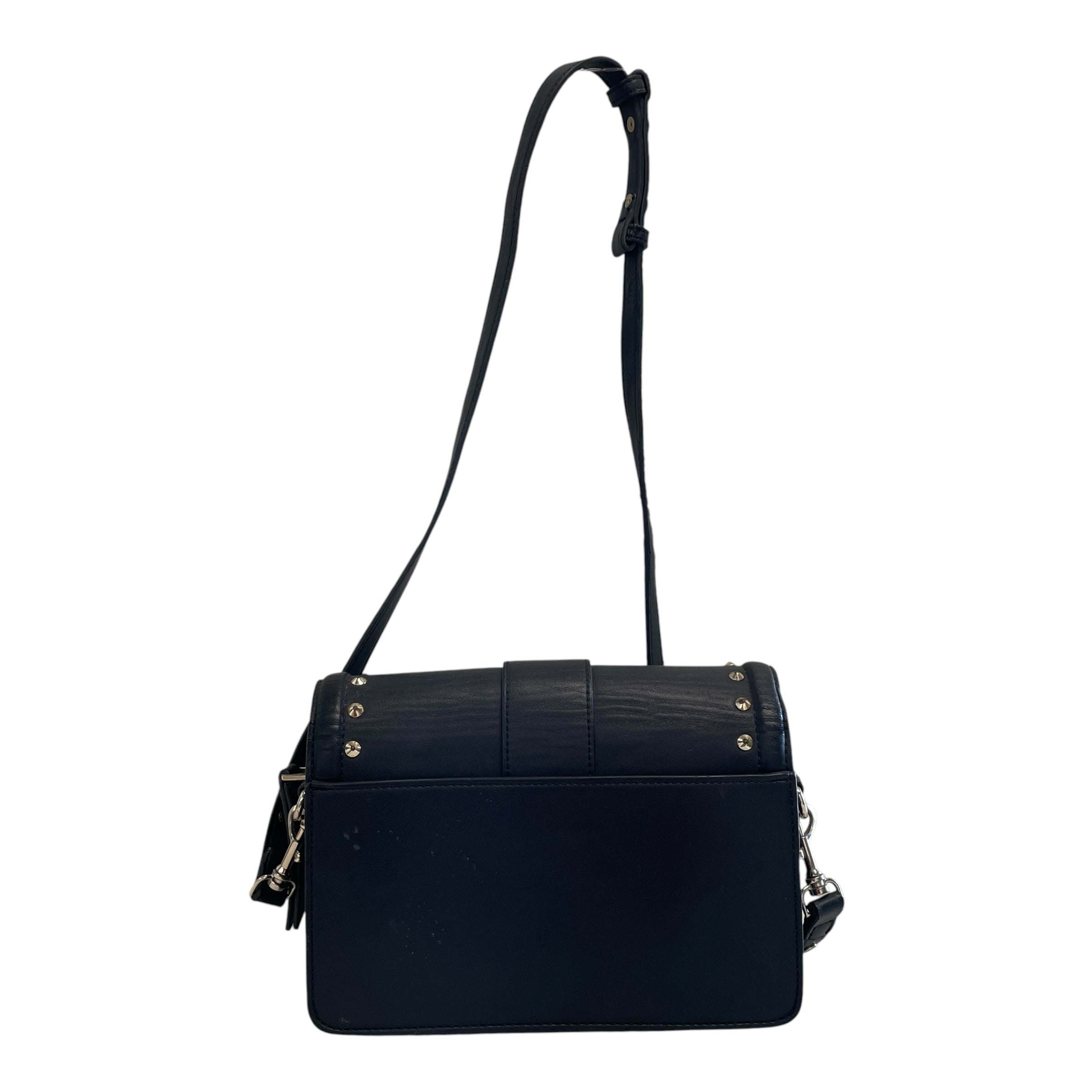 VERSACE JEANS COUTURE/Hand Bag/Leather/BLK/STUDDED/GOLD/LONG STRAP view 2