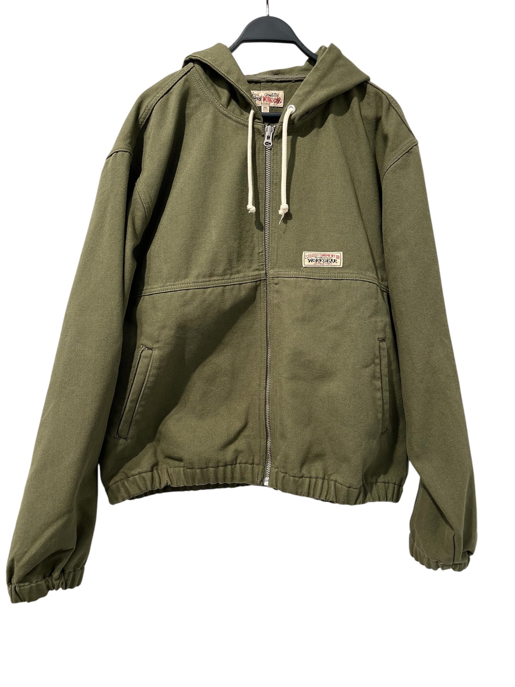 STUSSY/Jacket/XXL/Cotton/GRN/WORKGEAR ZIP JKT view 1