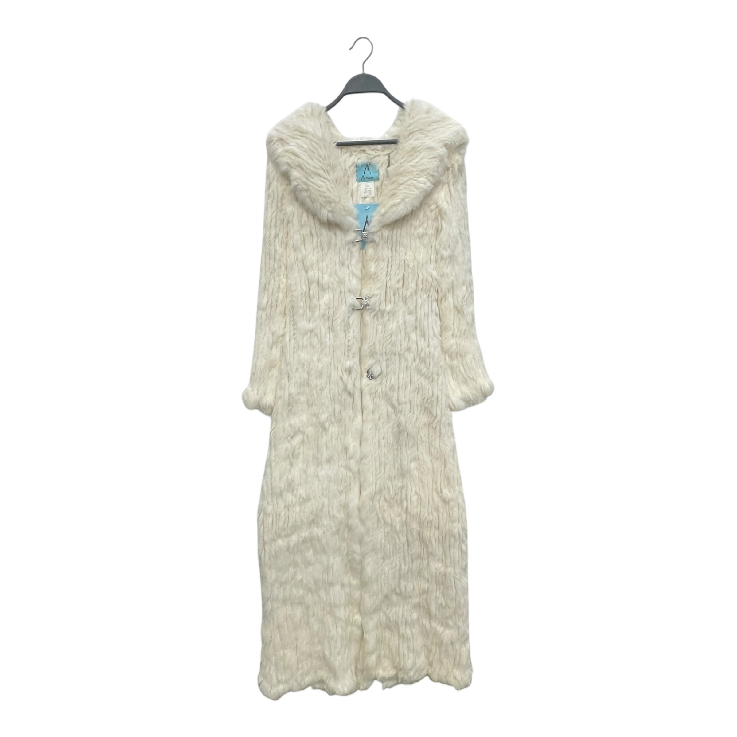 MARCIANO/Coat/XS/Fur/CRM/CRYSTAL CLOSURE FUR COAT view 1