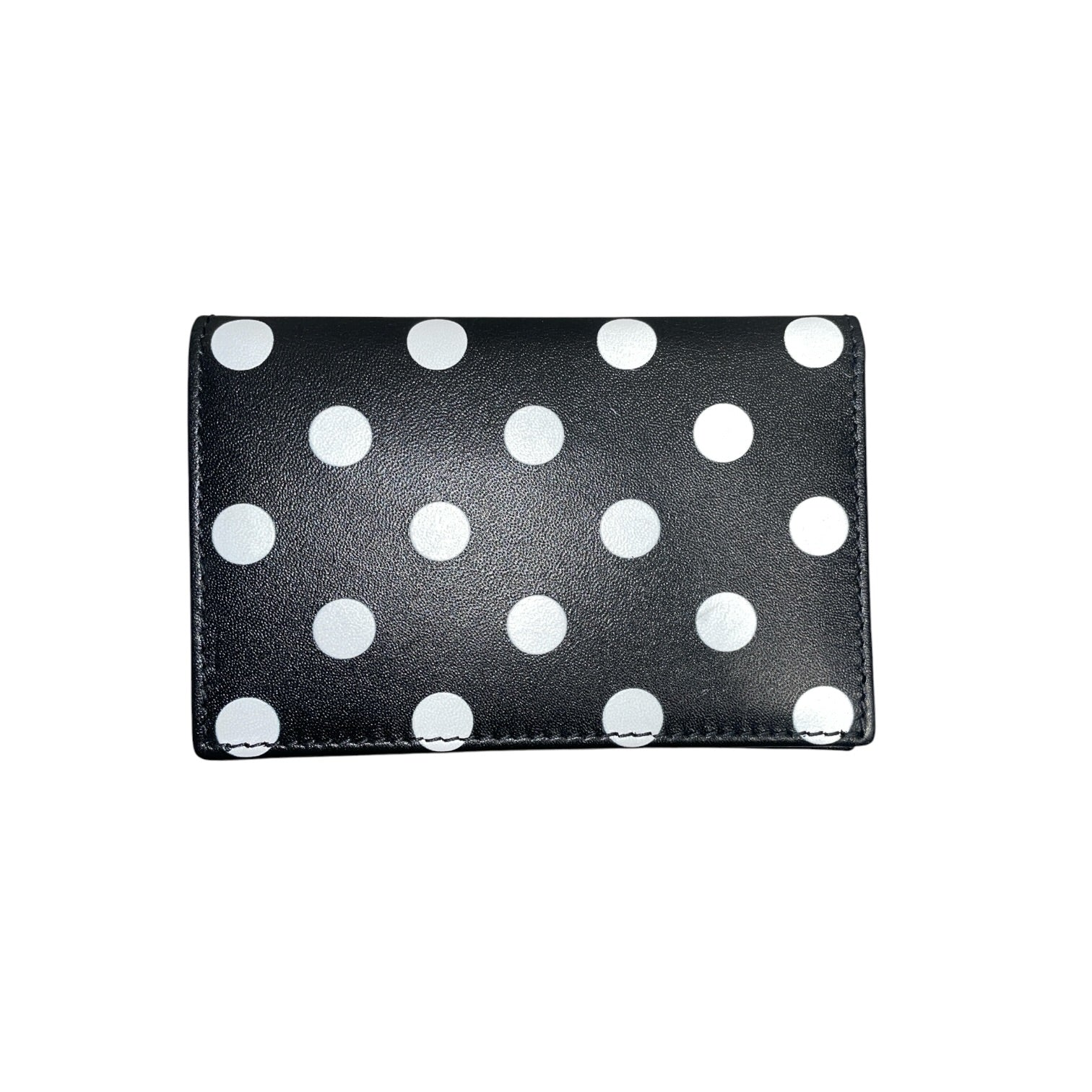 COMME des GARCONS/Wallet/Polka dot/BLK/M's/Polka Dot Gold Lettering view 2