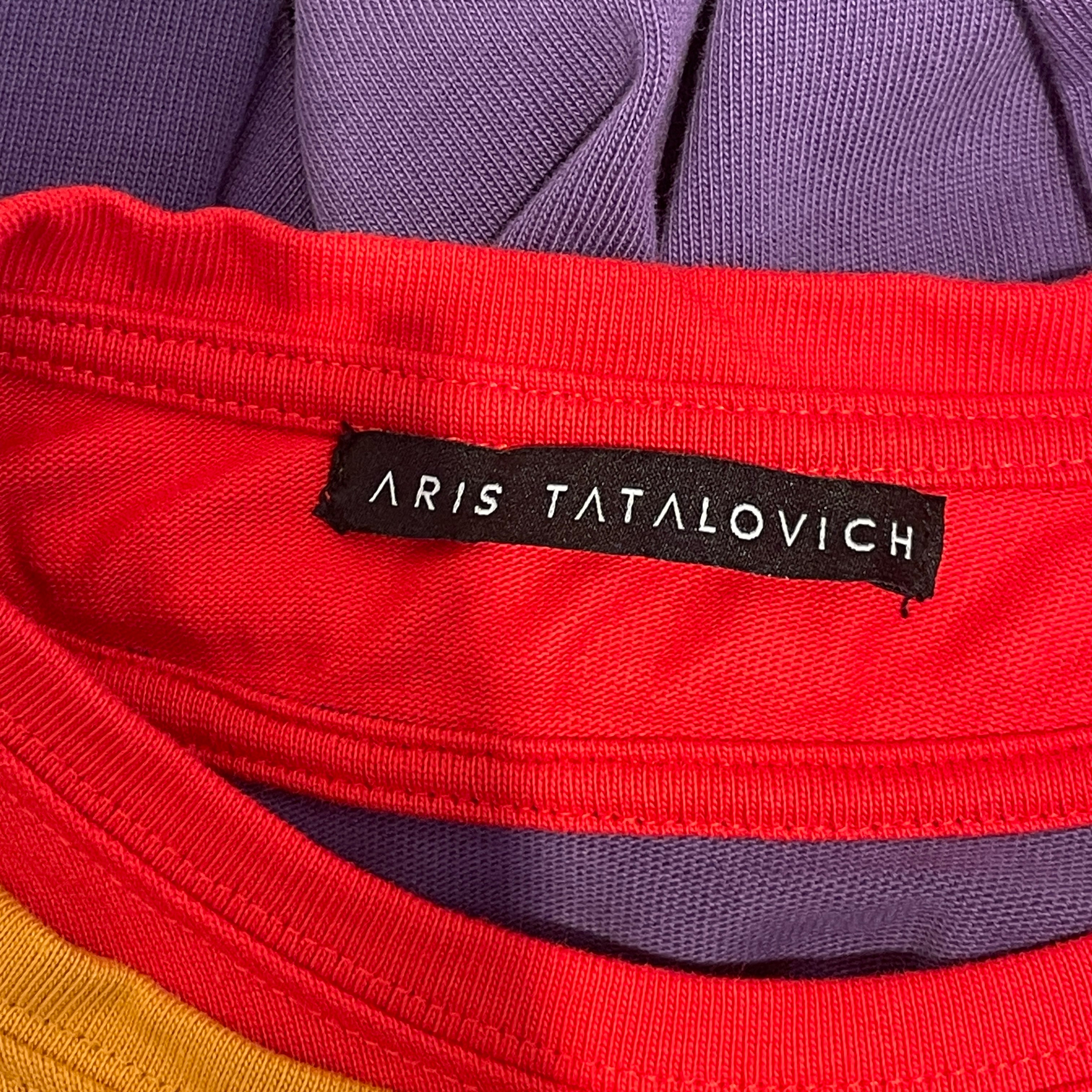 ARIS TATALOVICH/LS T-Shirt/S/Cotton/MLT/TRIPLE T-SHIRT view 4