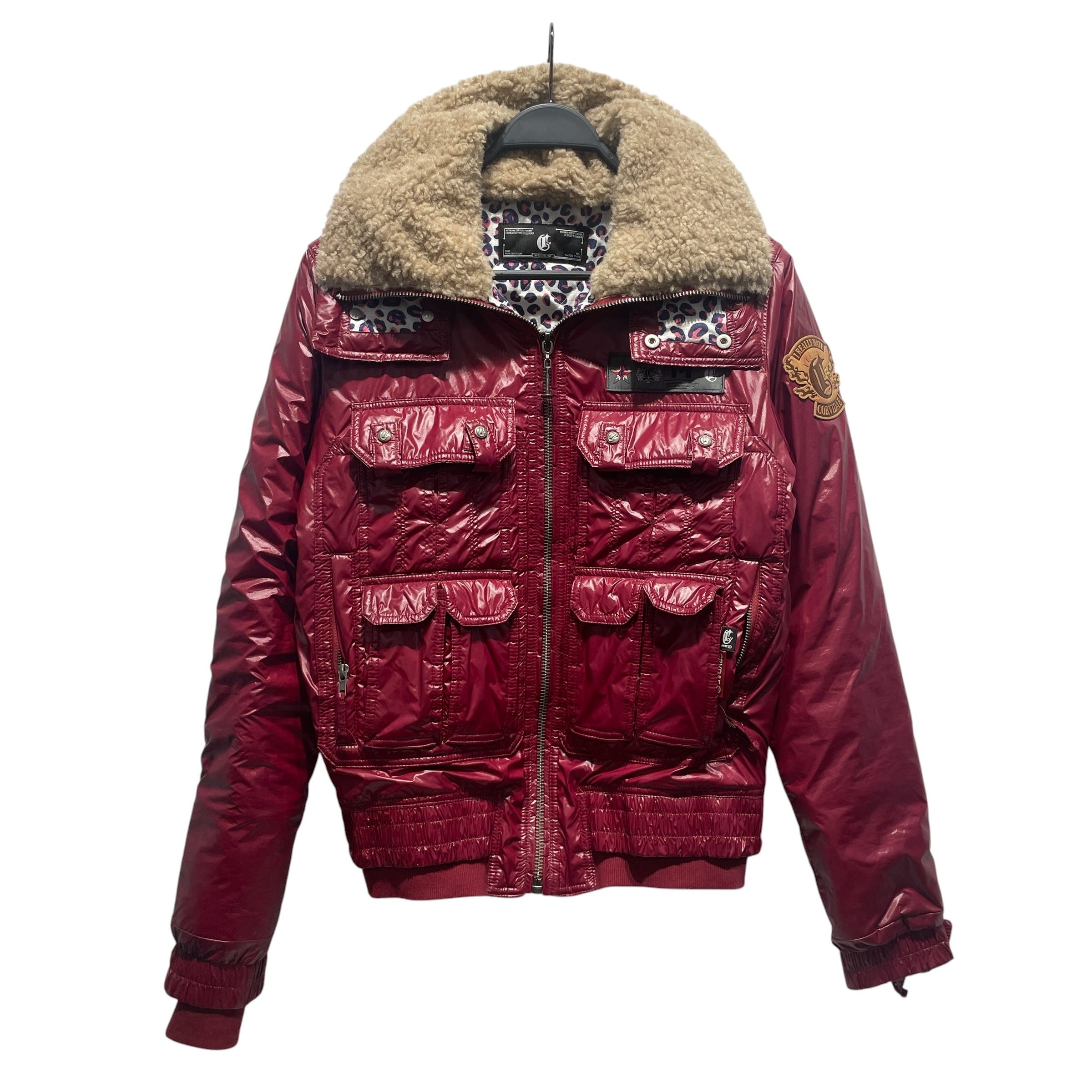 corvidae/Jacket/M/Polyester/RED/FLEECE LINED COAT view 1